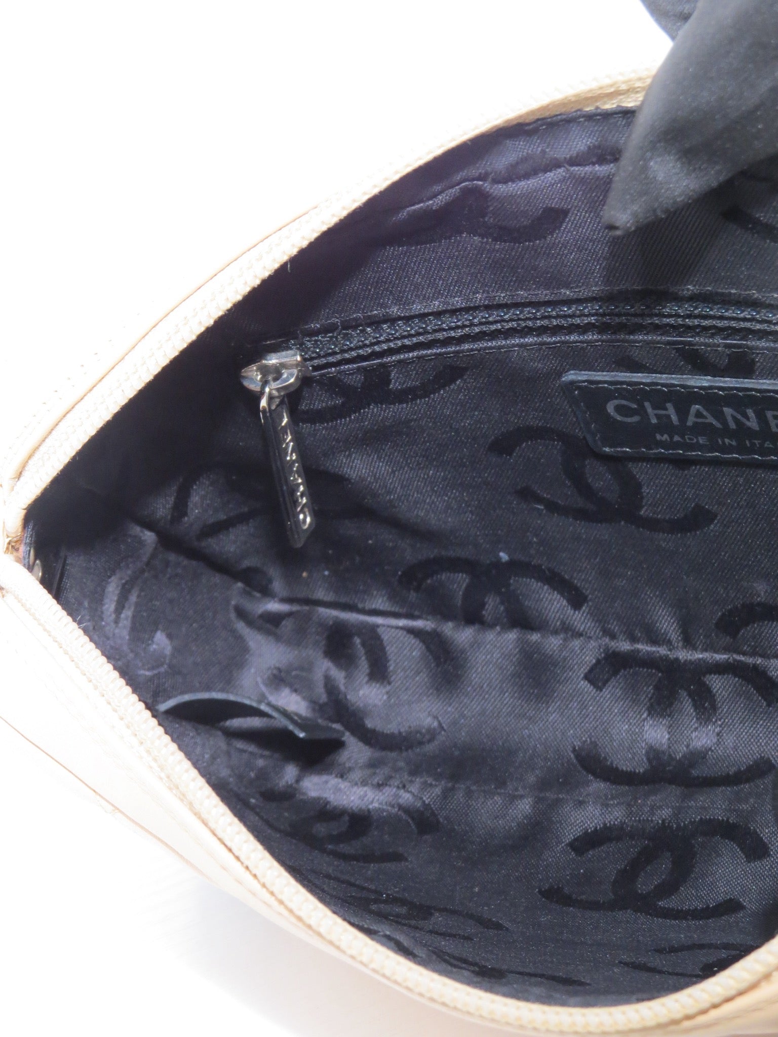 Chanel Cambon Shoulder Bag - Beige & Black image 13
