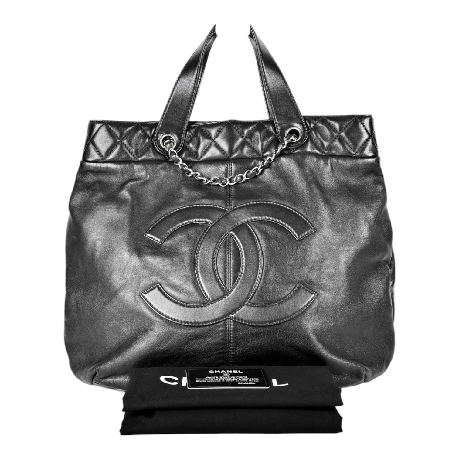 Chanel Black CC Tote Bag