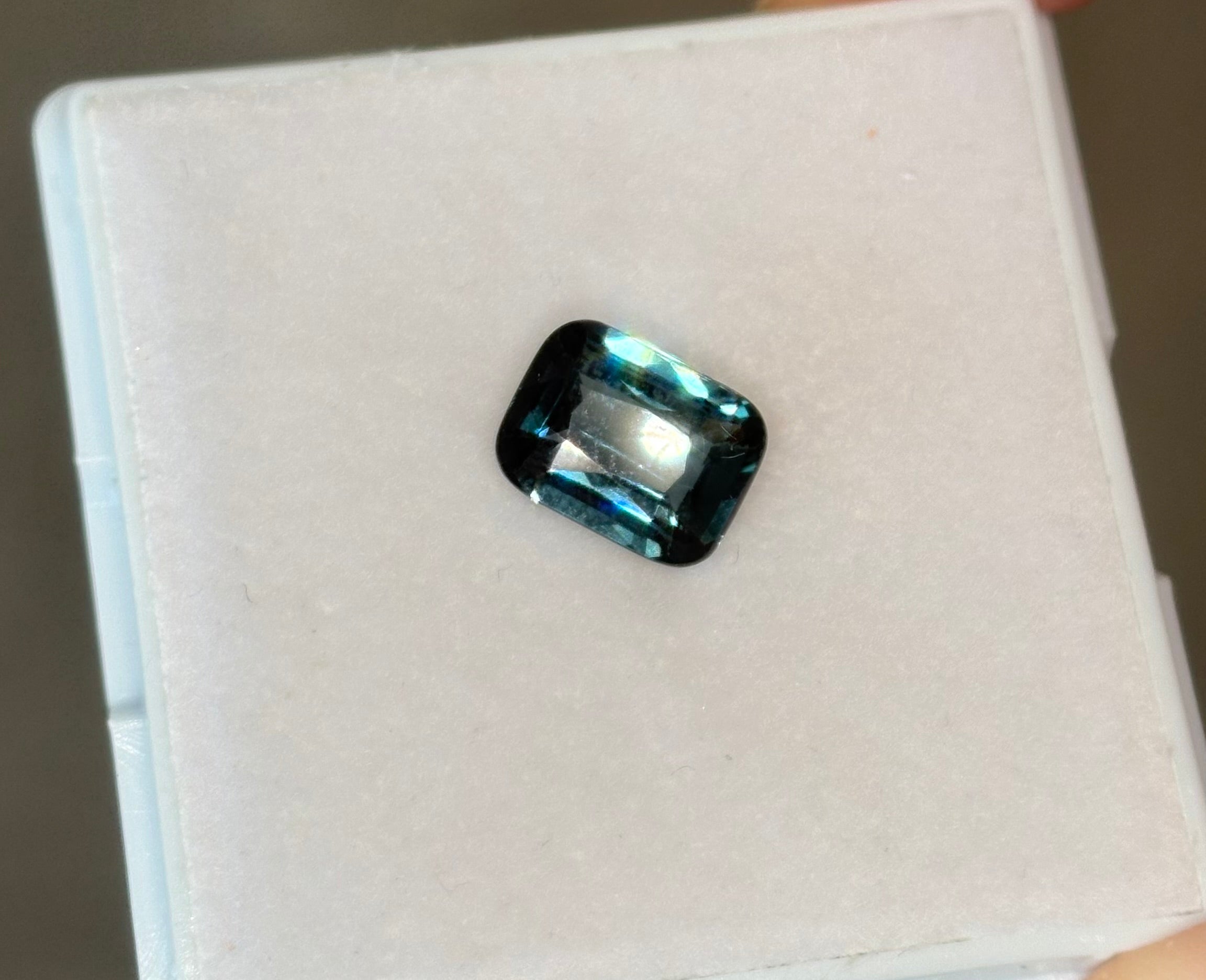 2.27ct Metallic Blue Spinel Cushion DXBCS1483