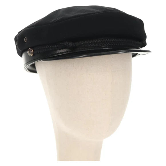 Chrome Hearts Marine Cap Wool Black Auth 140728M 140728M