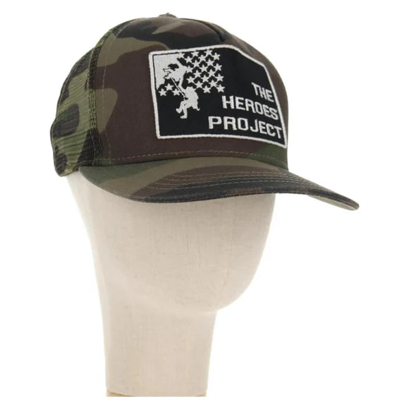 Chrome Hearts THE HEROES PROJECT Patch Cross Ball Tracker Cap Auth 142394M 142394M