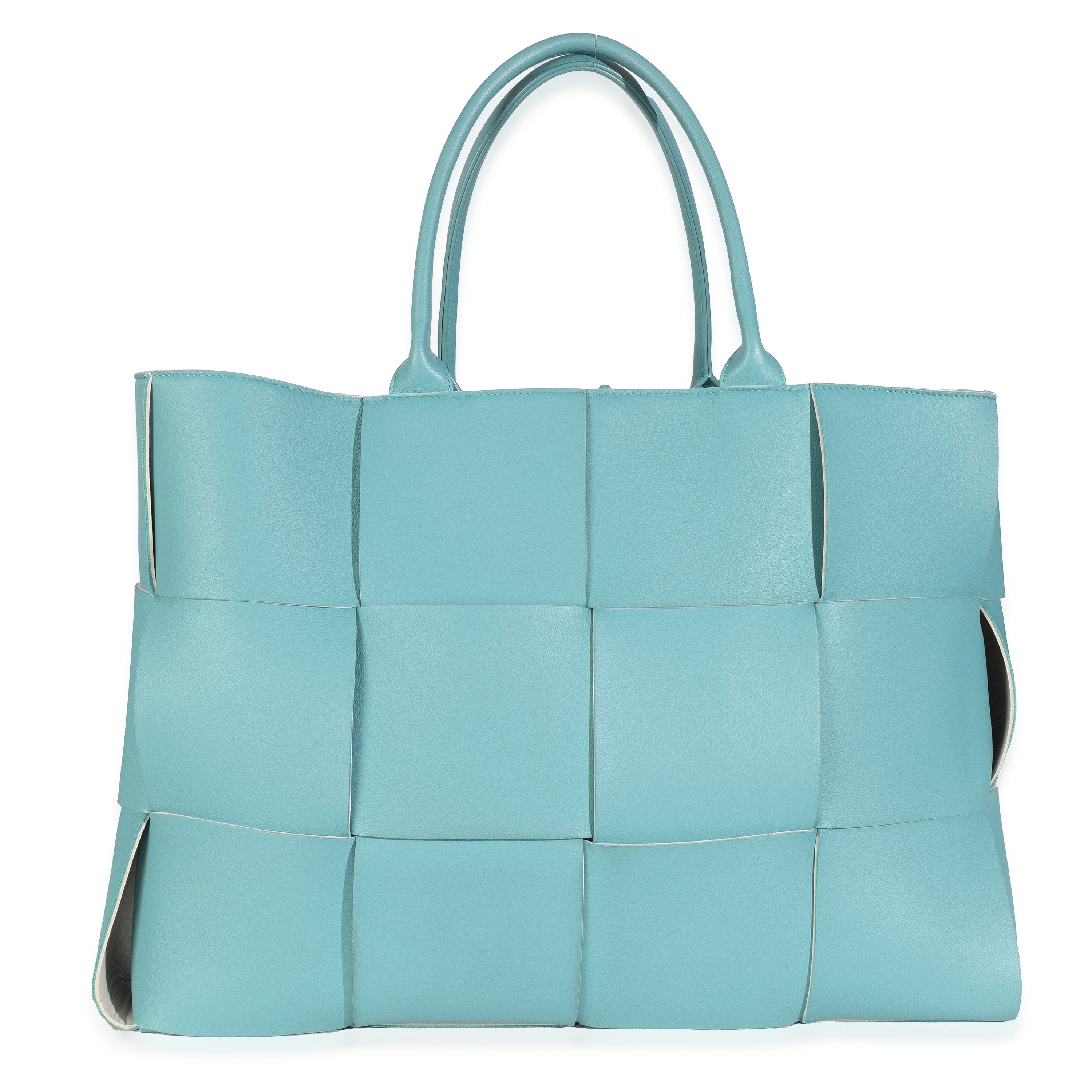 Bottega Veneta Linoleum Nappa Maxi Intrecciato Large Arco Tote Handbag bv