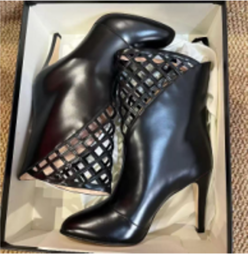 Gucci black high-heeled ankle boots, size 39 QZ1209Q999