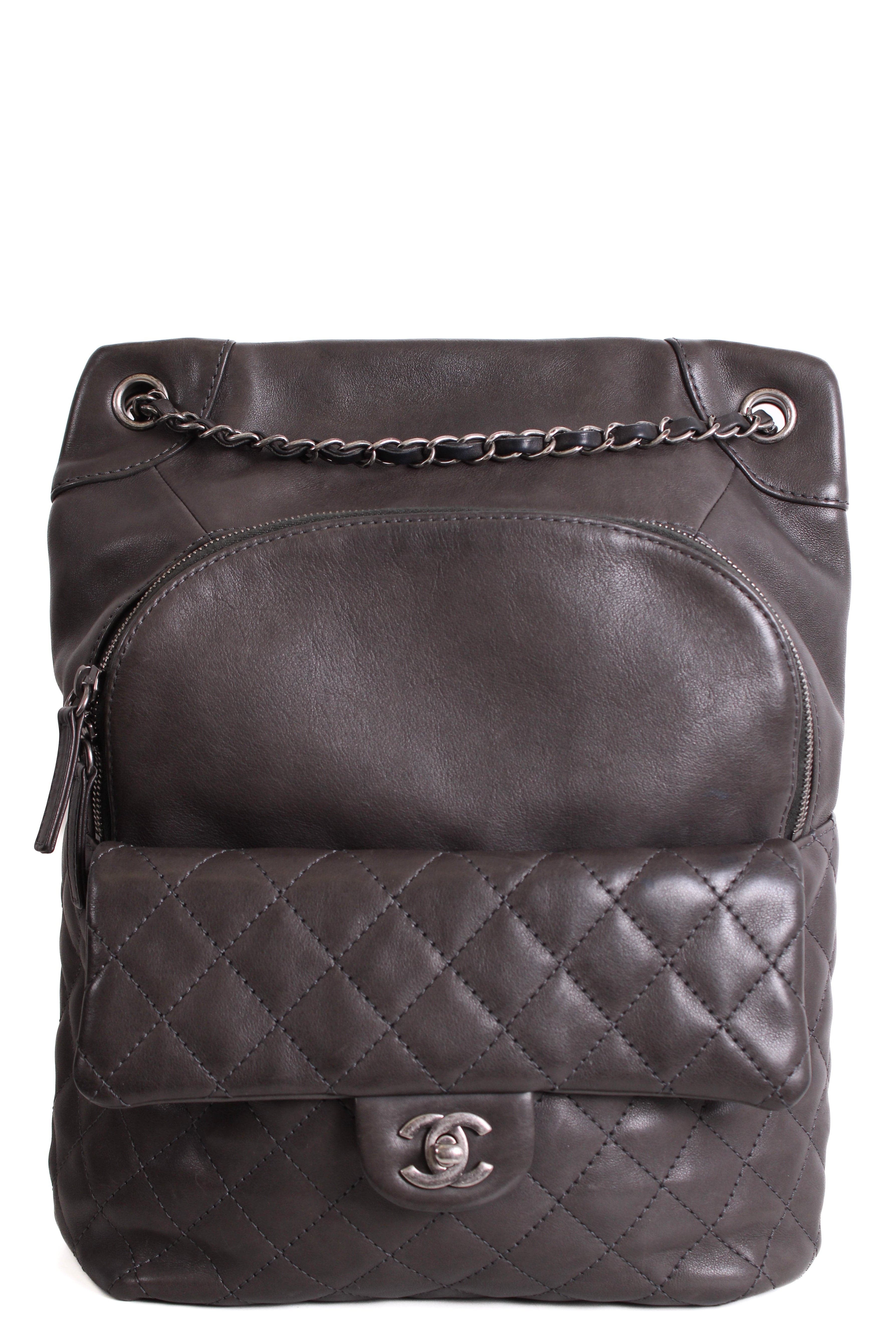 CHANEL CHANEL Backpack Grey