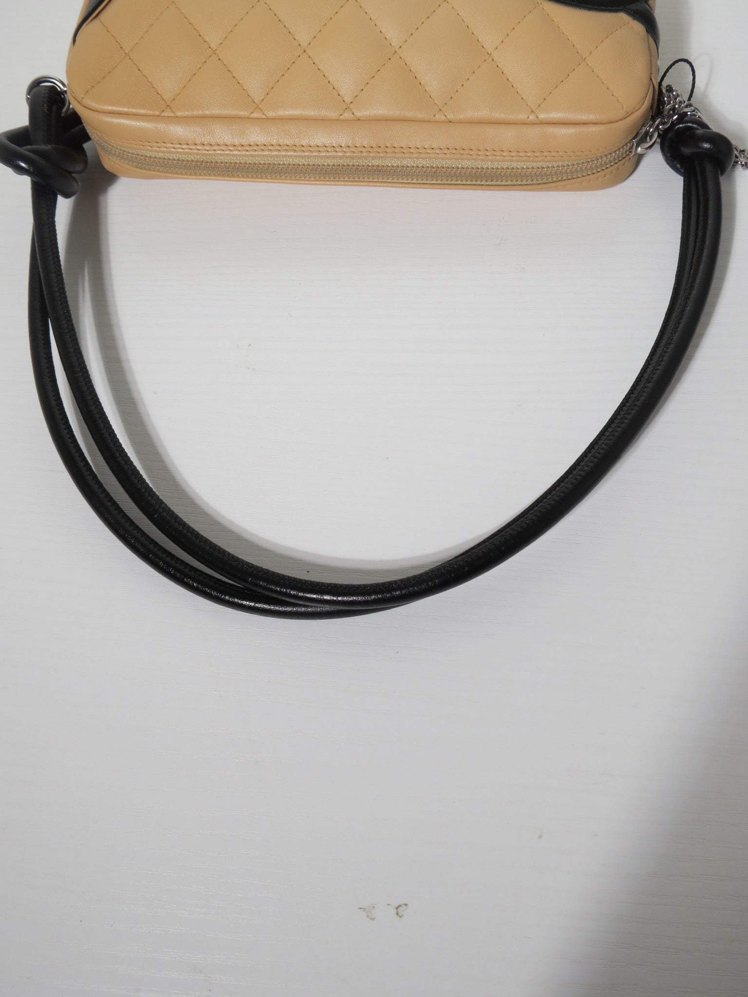 Chanel Cambon Shoulder Bag - Beige & Black image 15