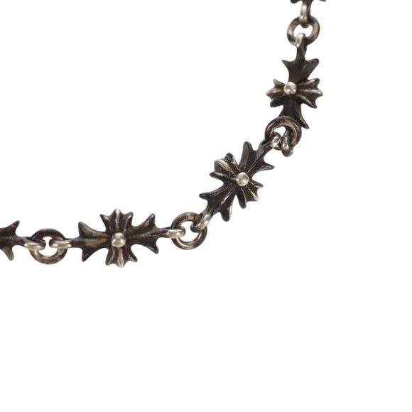 Chrome Hearts Tiny ECH Plus Bracelet Bracelet Ag925 11 Links Auth 150919AM 150919AM