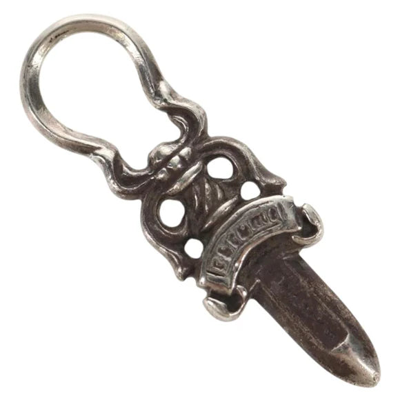 Chrome Hearts Dagger Pendant Top Charm Ag925 Silver Auth 152466M 152466M