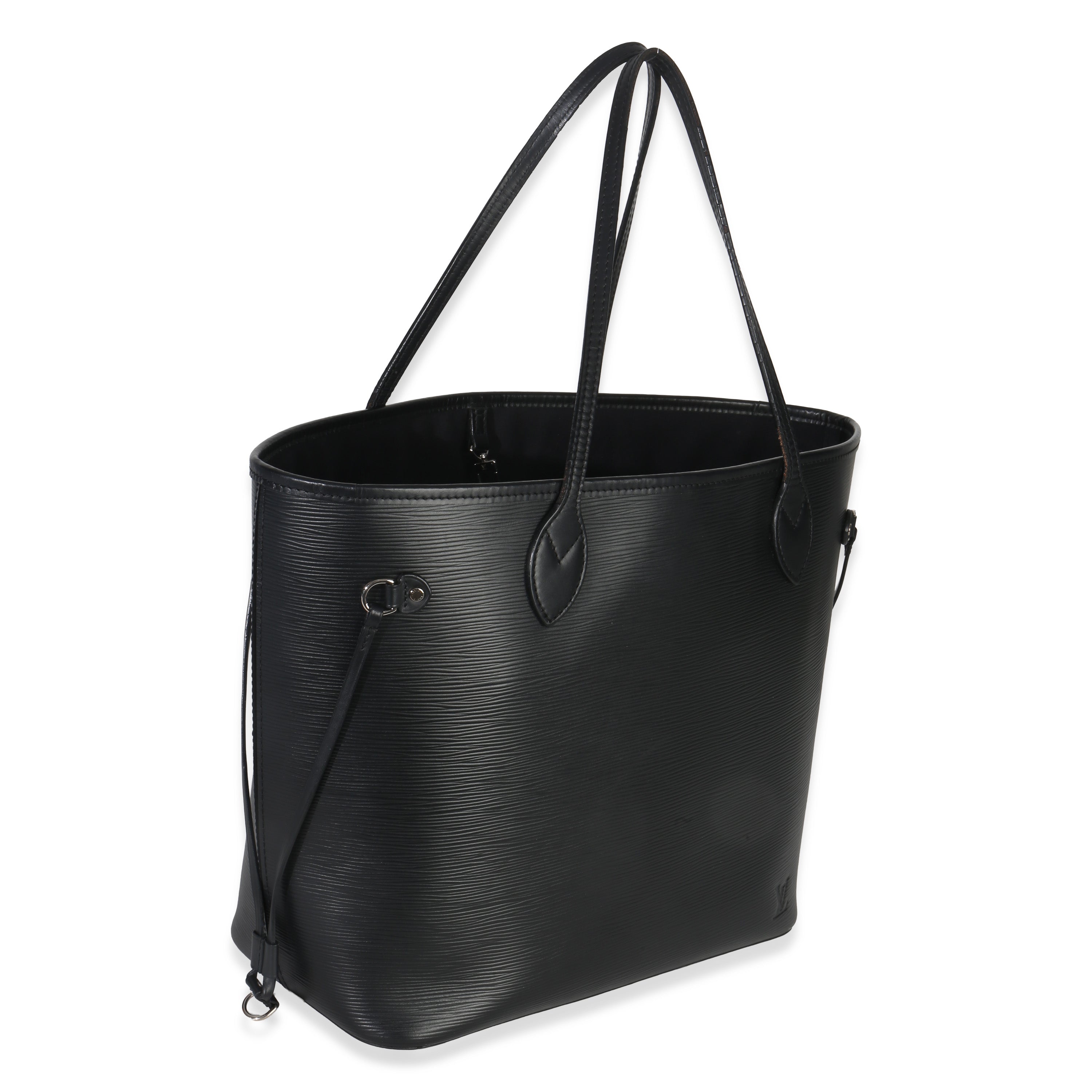 Louis Vuitton Black Epi Neverfull MM Handbag pv