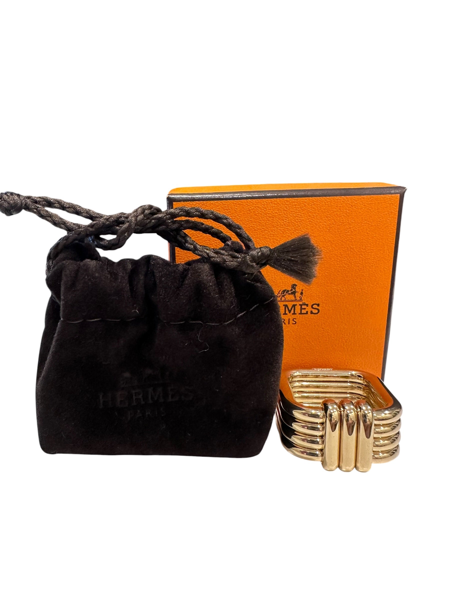 Hermes Scarf Ring - Gold