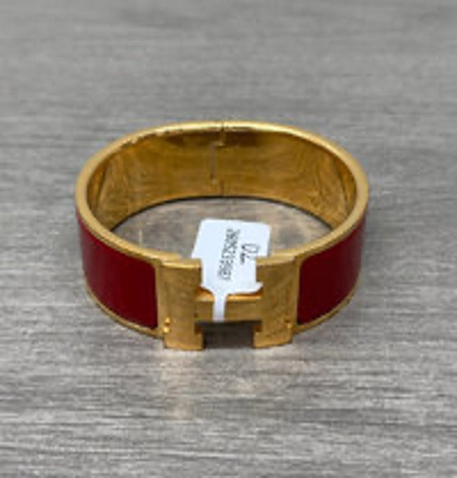 HERMES Clic Clac H Enamel Bracelet 3022605233987