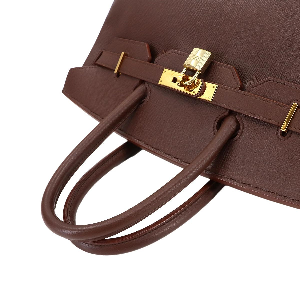 HERMES Birkin 35 Couchevel Epsom Brown Hand Bag Purse 902998374