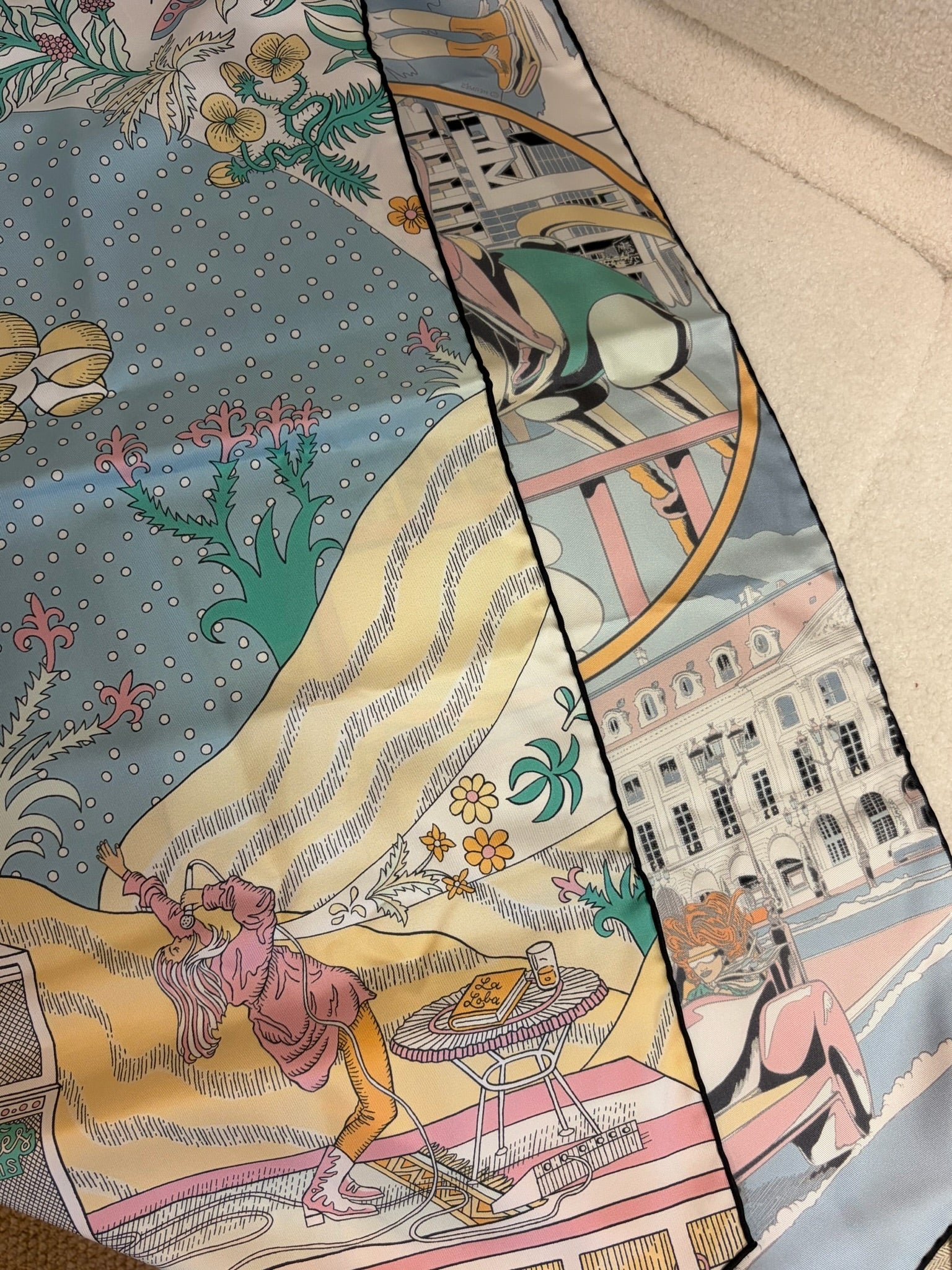 Hermes Le Premier Chant Wow Silk Scarf