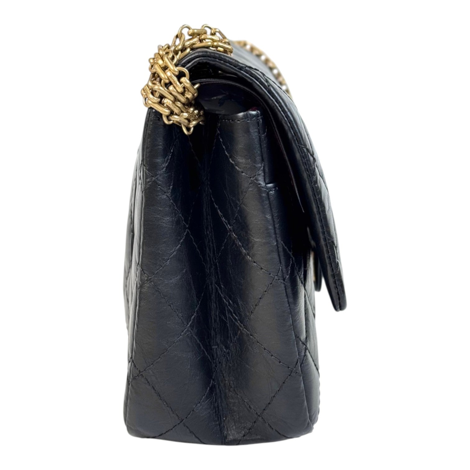 Chanel Medium Reissue 2.55 Black Bag with Gold Hardware