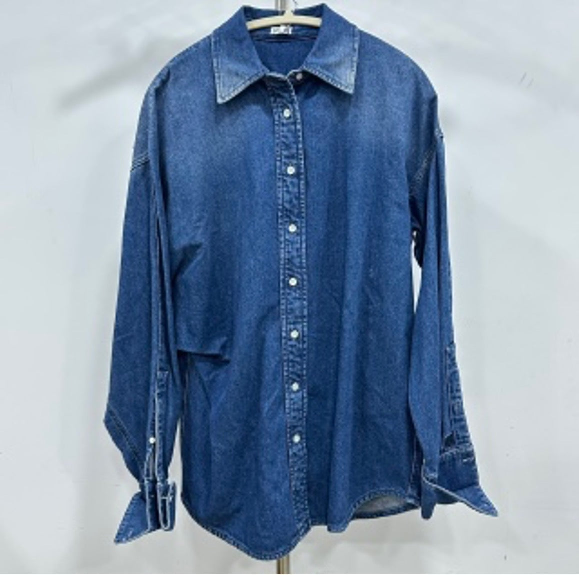 ZBLoewe gradient blue denim shirt US59923