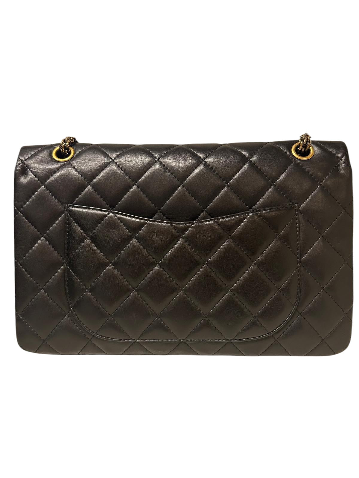 Chanel Black Large Re-issue with Gold Hardware - Full Set
