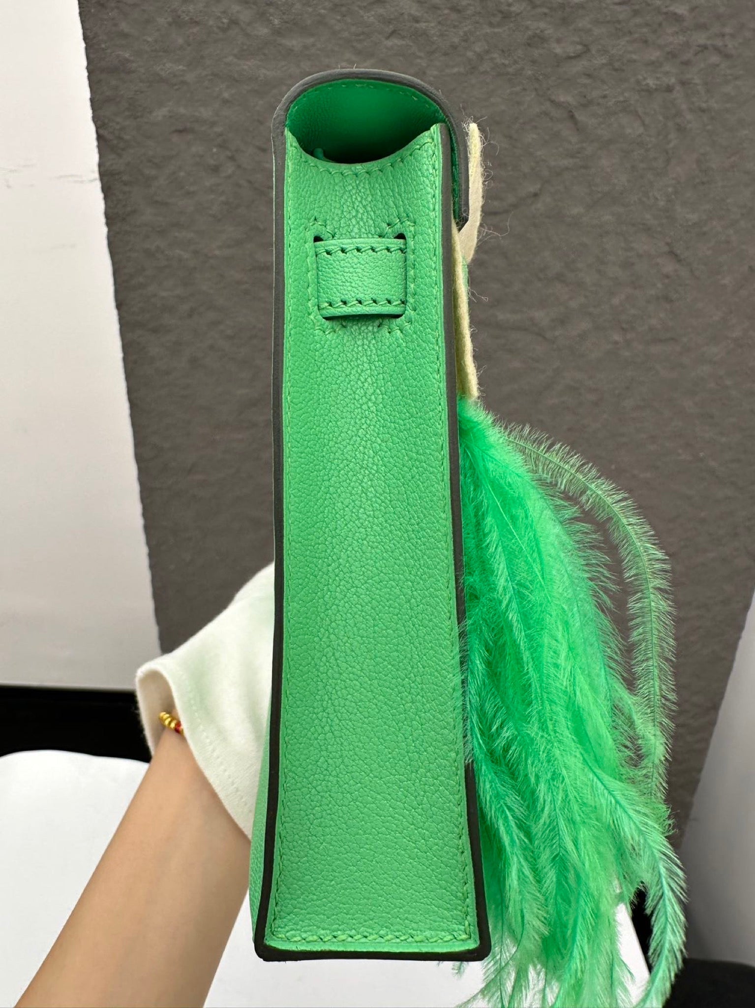 Hermès Kelly Elan Folie Ostrich Feather image 18