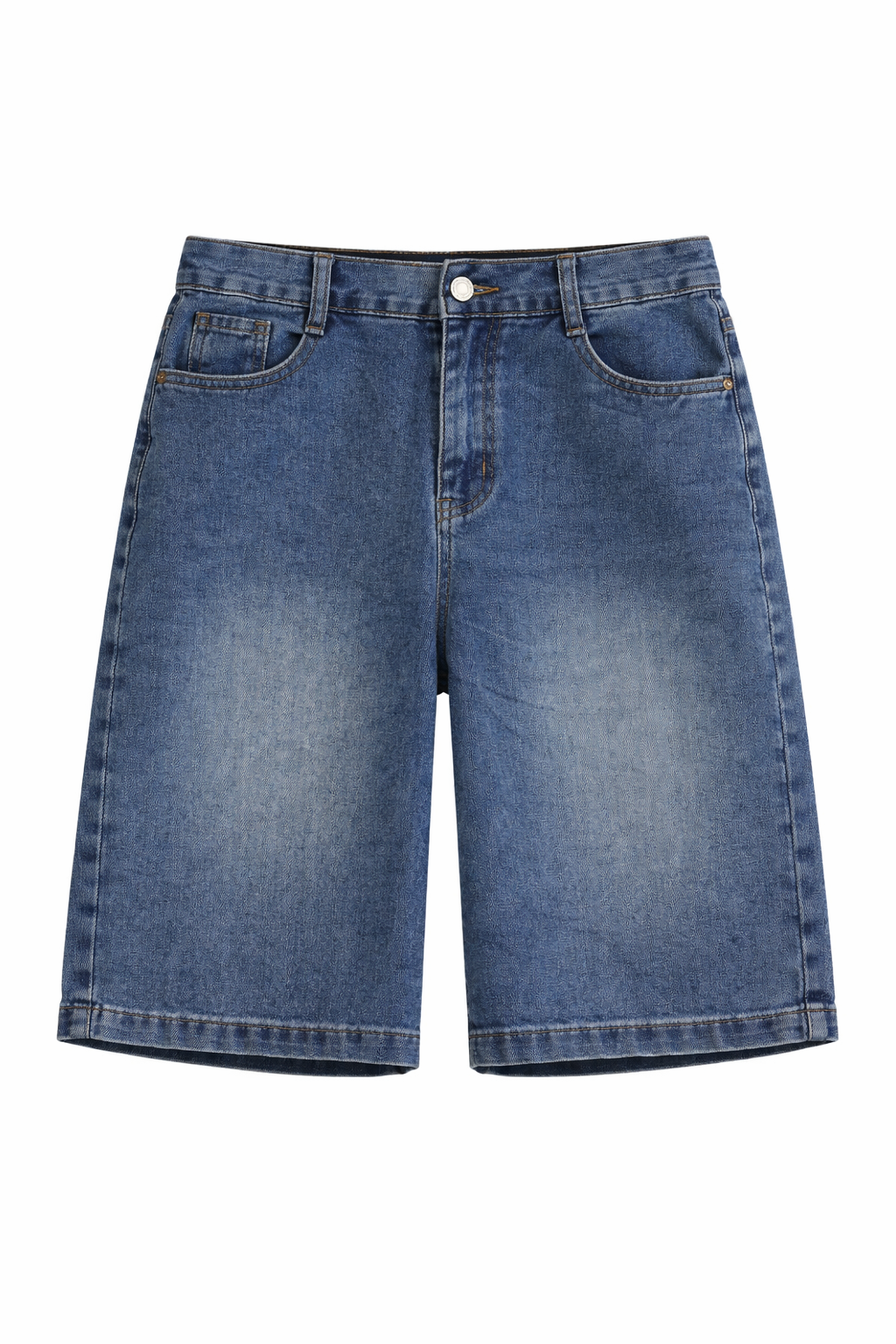 ELASTICATED BACK DENIM BERMUDA SHORT (بنطلون جينز)