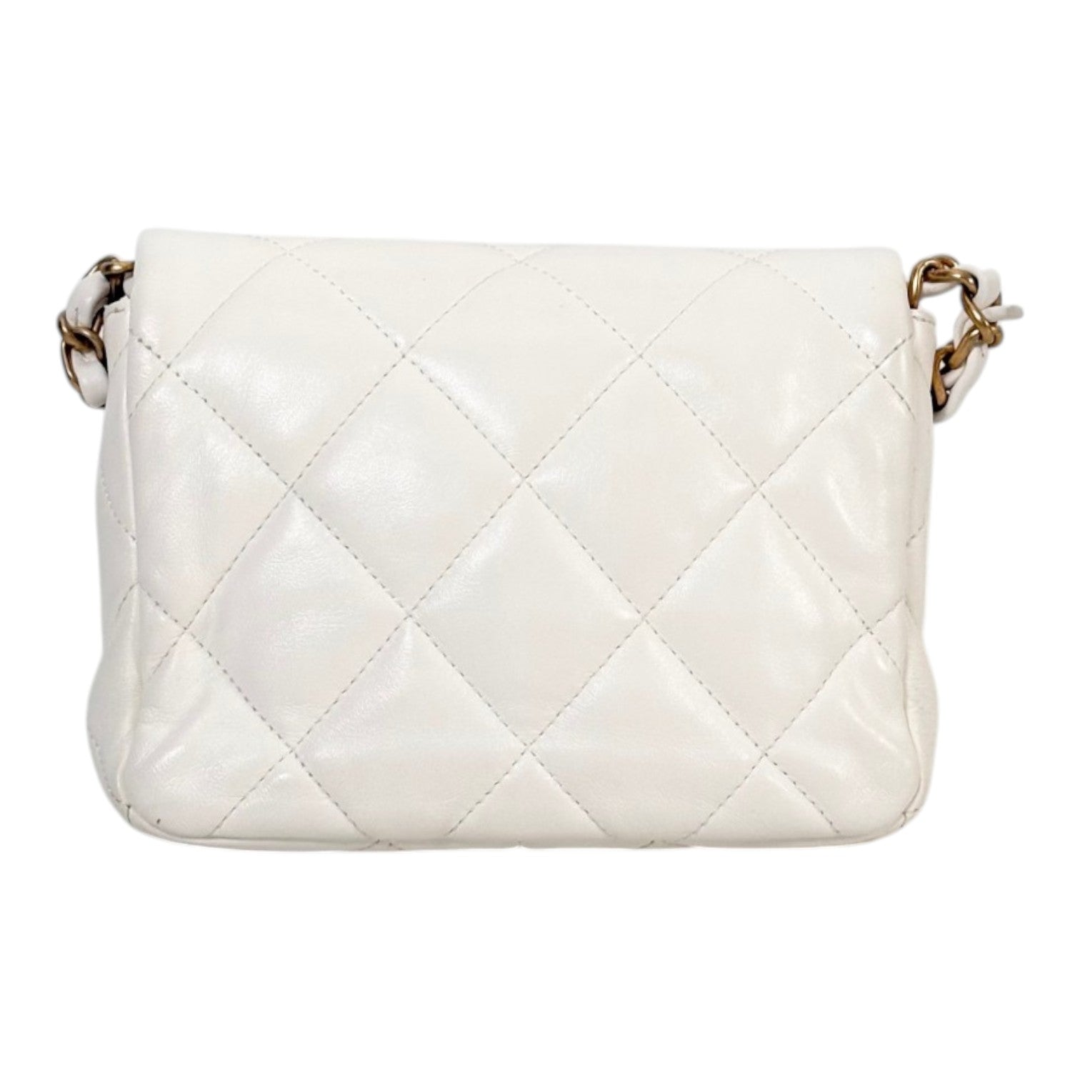 Chanel Small Coco CC Love Heart Flap Bag with Gold Hardware