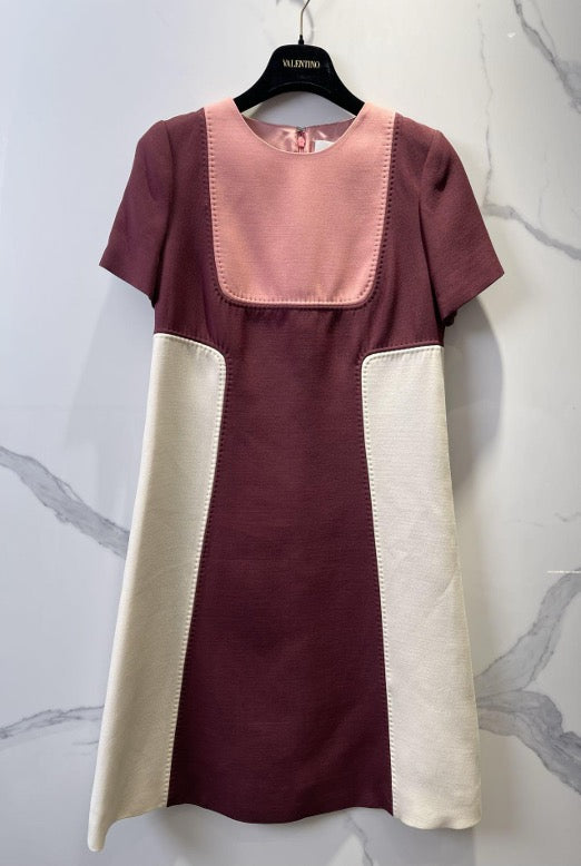 VALENTINO pink wool dress, size 40 SYCC2051
