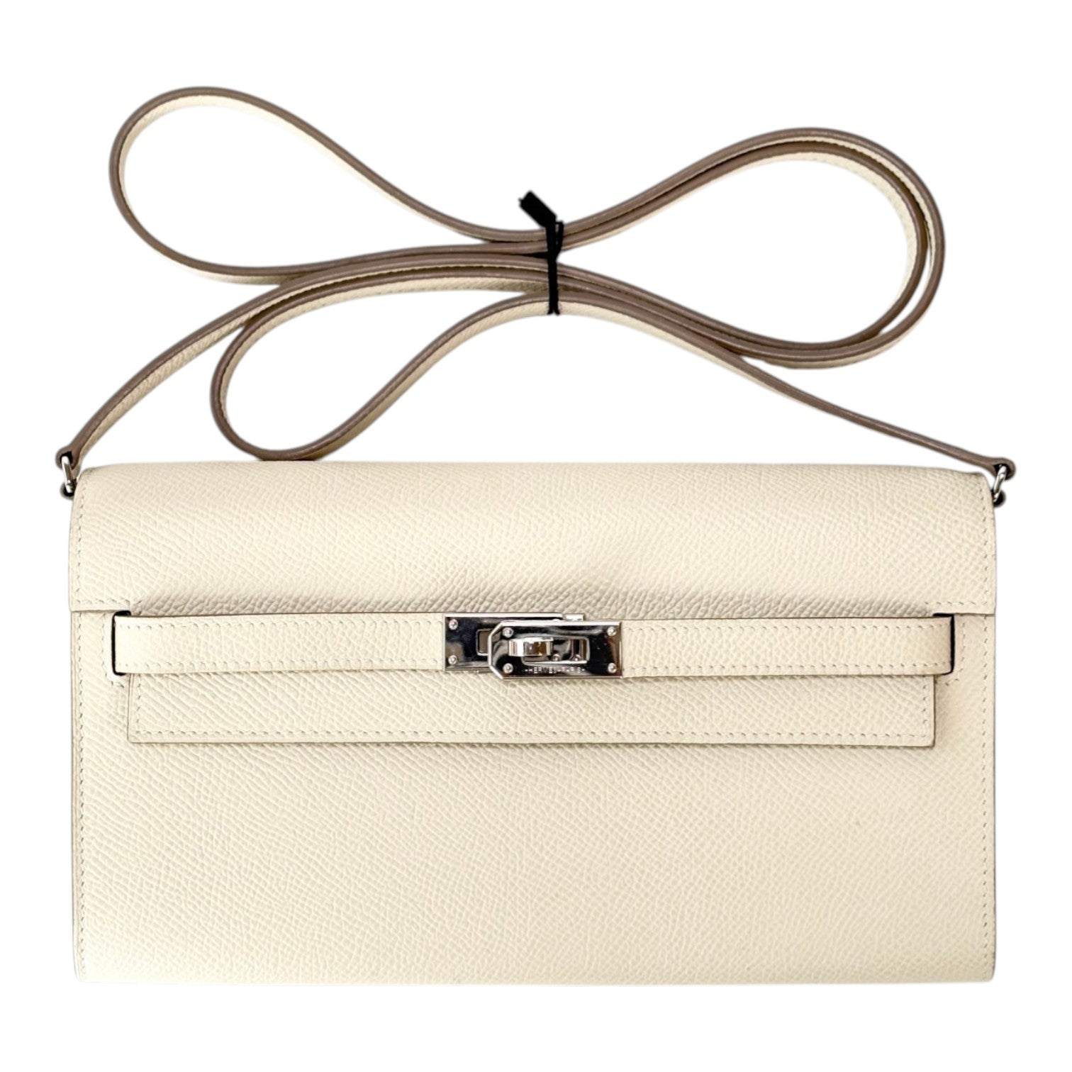 Hermes Kelly To Go Bag in Craie
