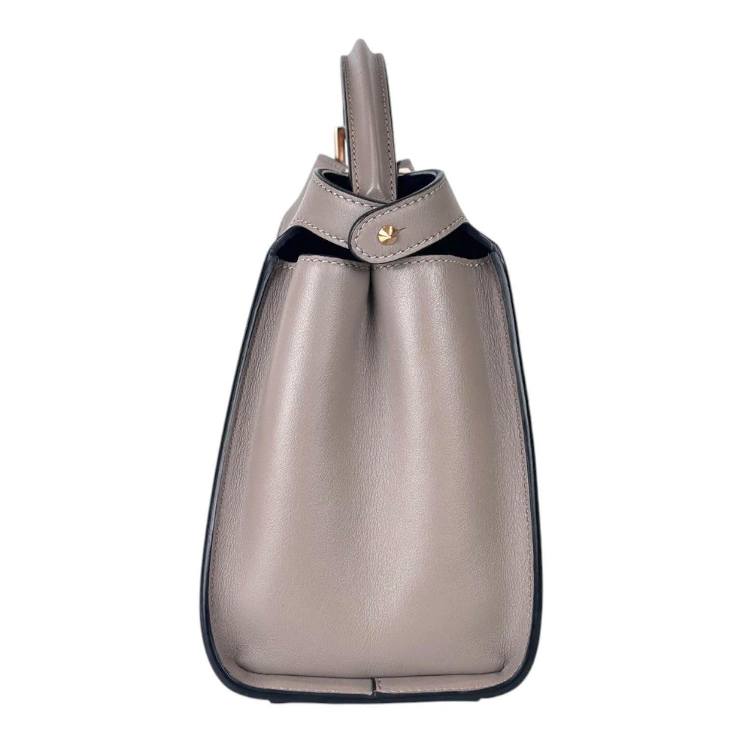 Fendi Small Taupe Peekaboo Bag with Strap