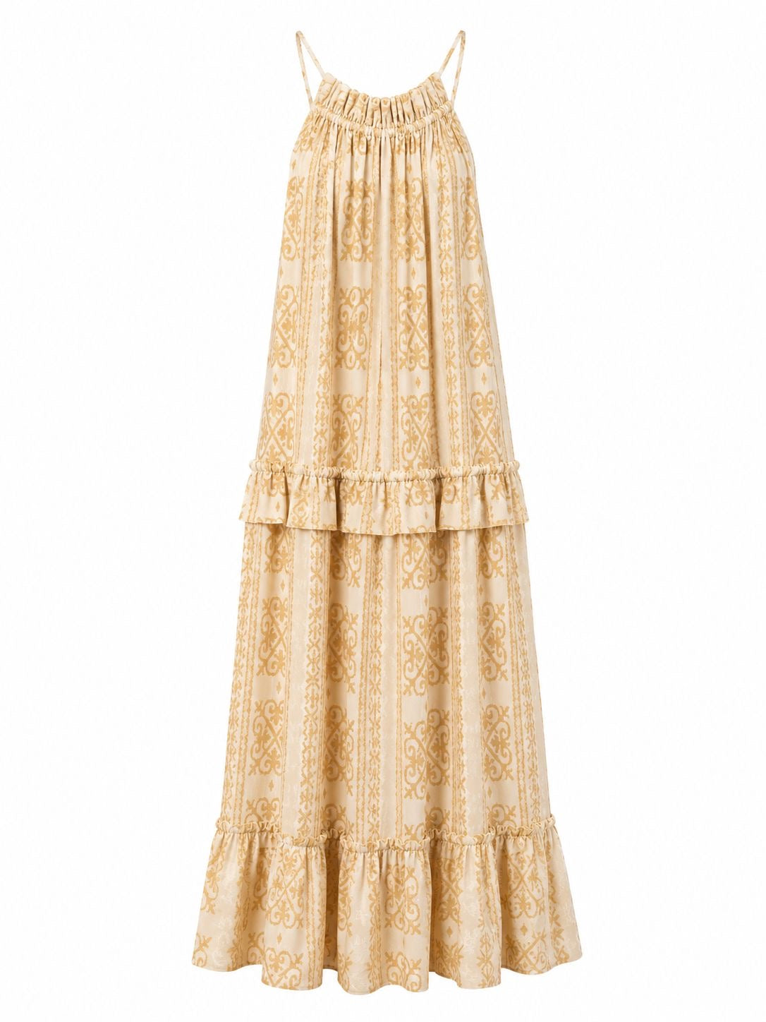 DRESS CACHY MAXI BEIGE MCL11841