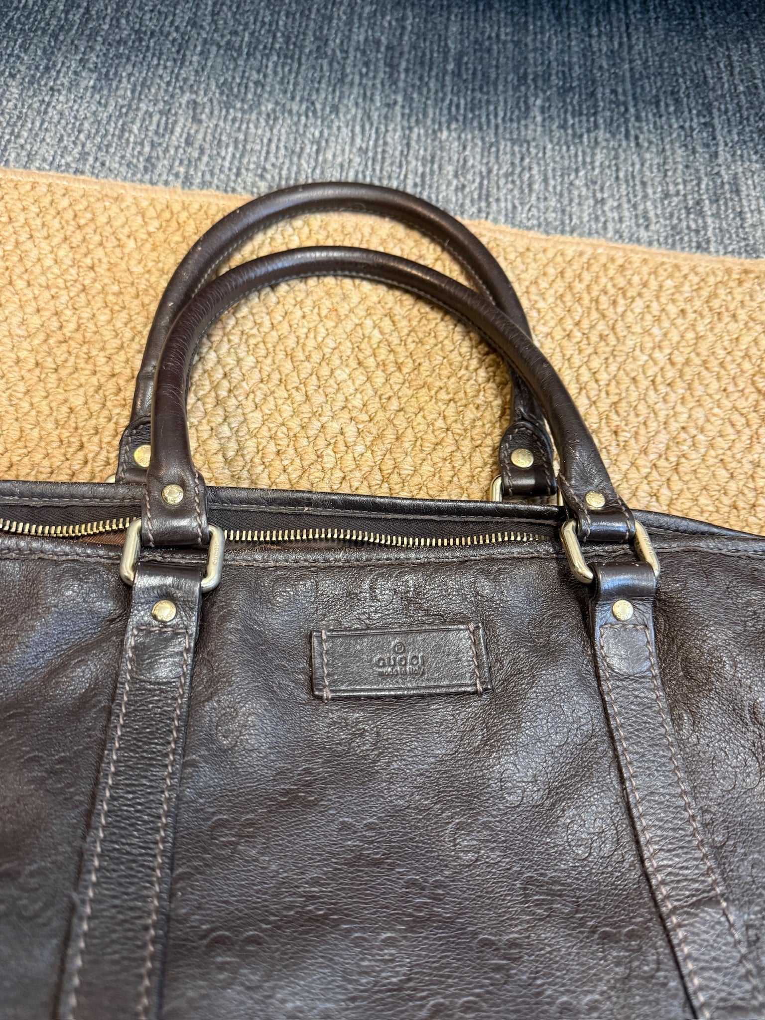 Gucci Guccissima Leather Tote Bag