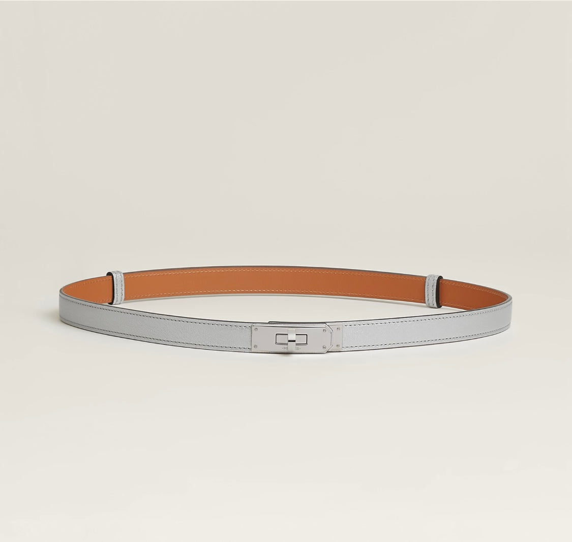 Hermes Kelly Belt Argent PHW New SYCYB1138