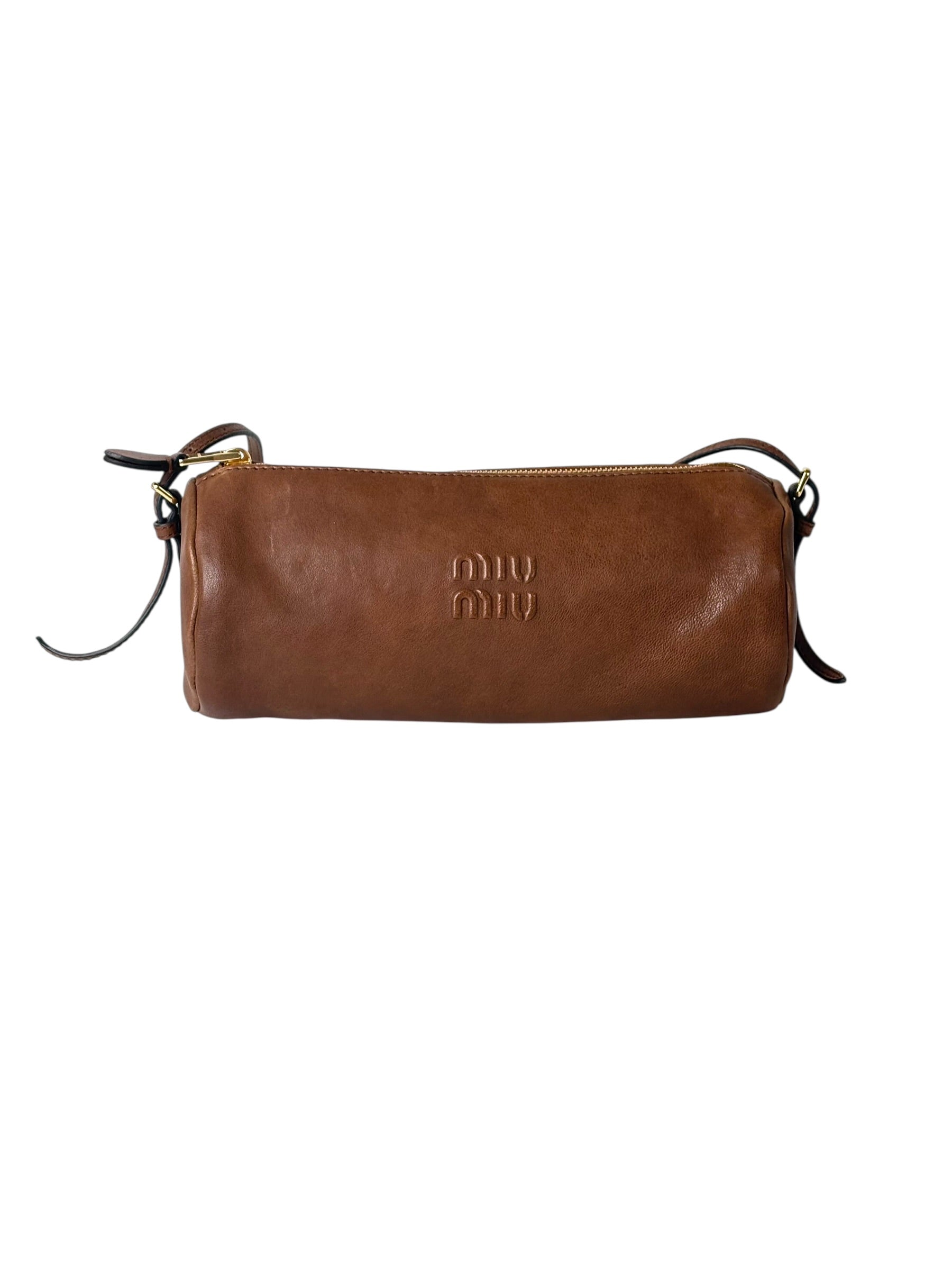 Miu Miu Nappa Leather Pouch Bag