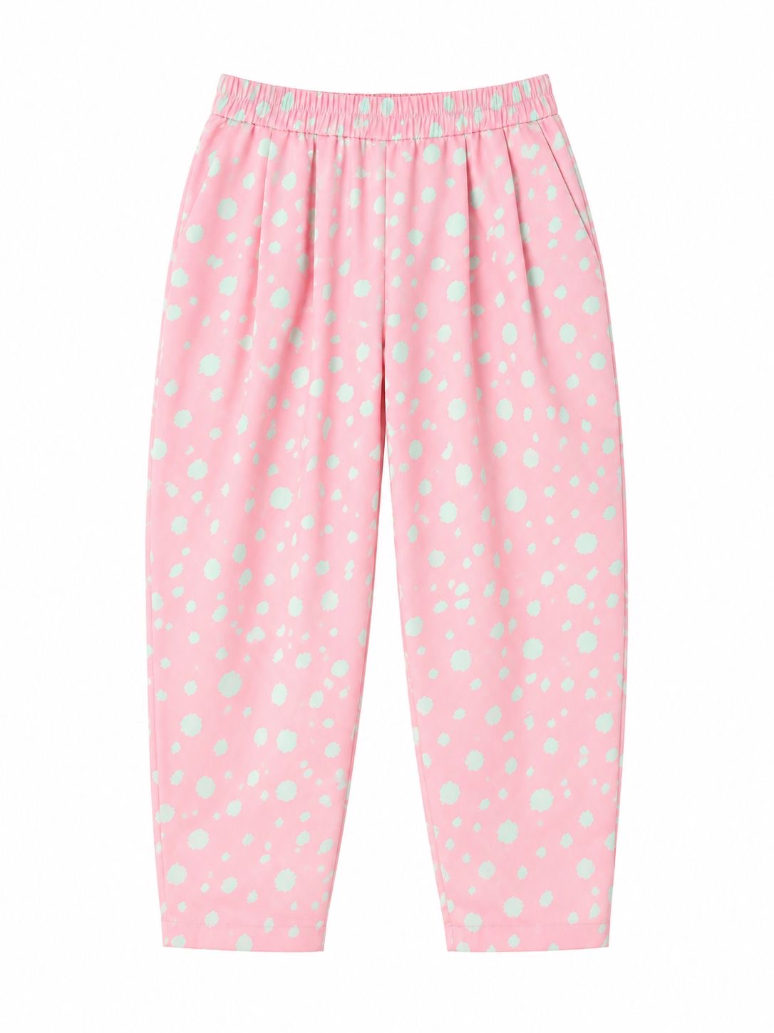 TROUSER MARCELL PINK BAMBI GREEN DOTS MCL11547