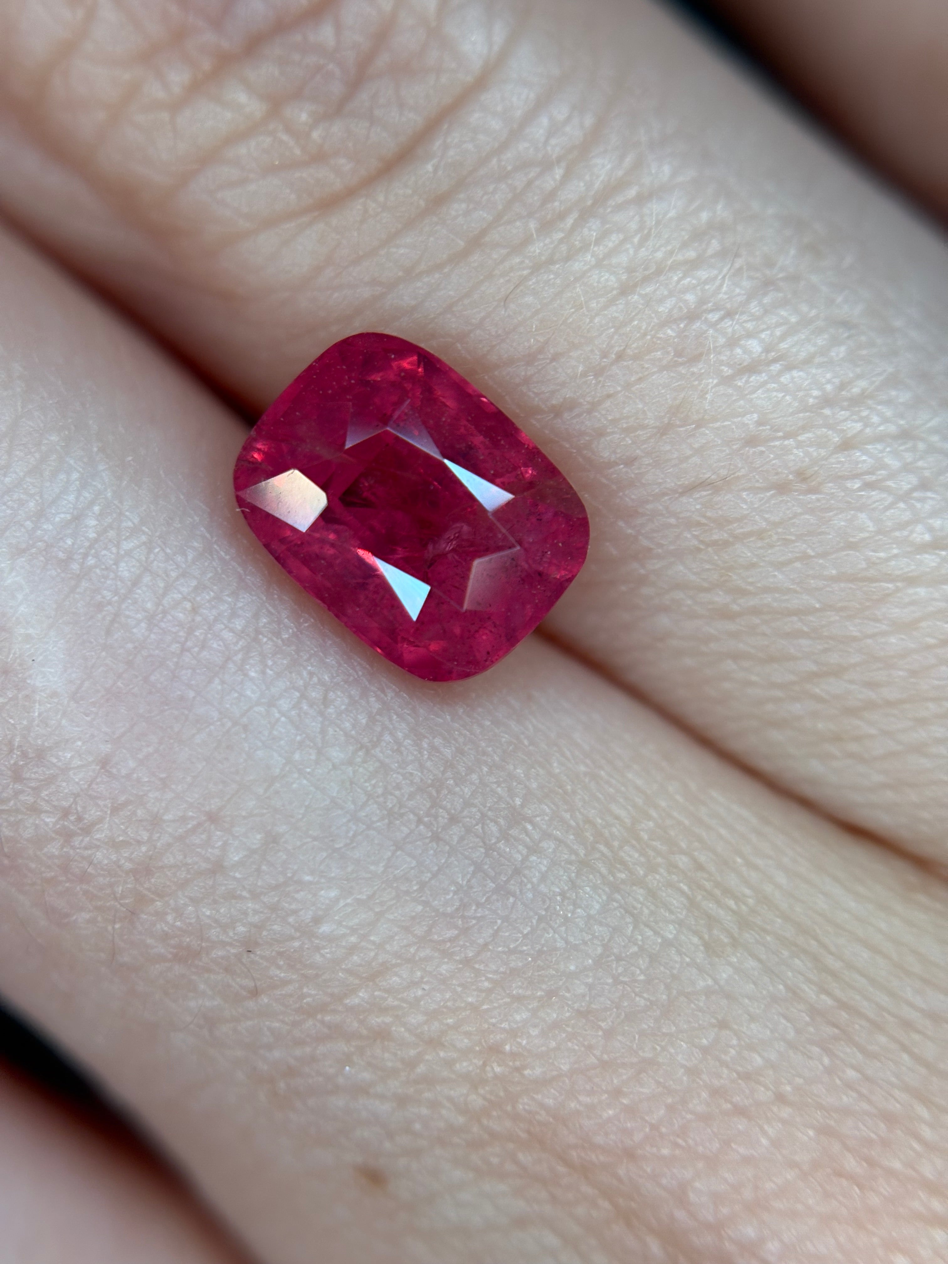 2.22ct Vivid Pink Spinel Mahenge DXBCS5735