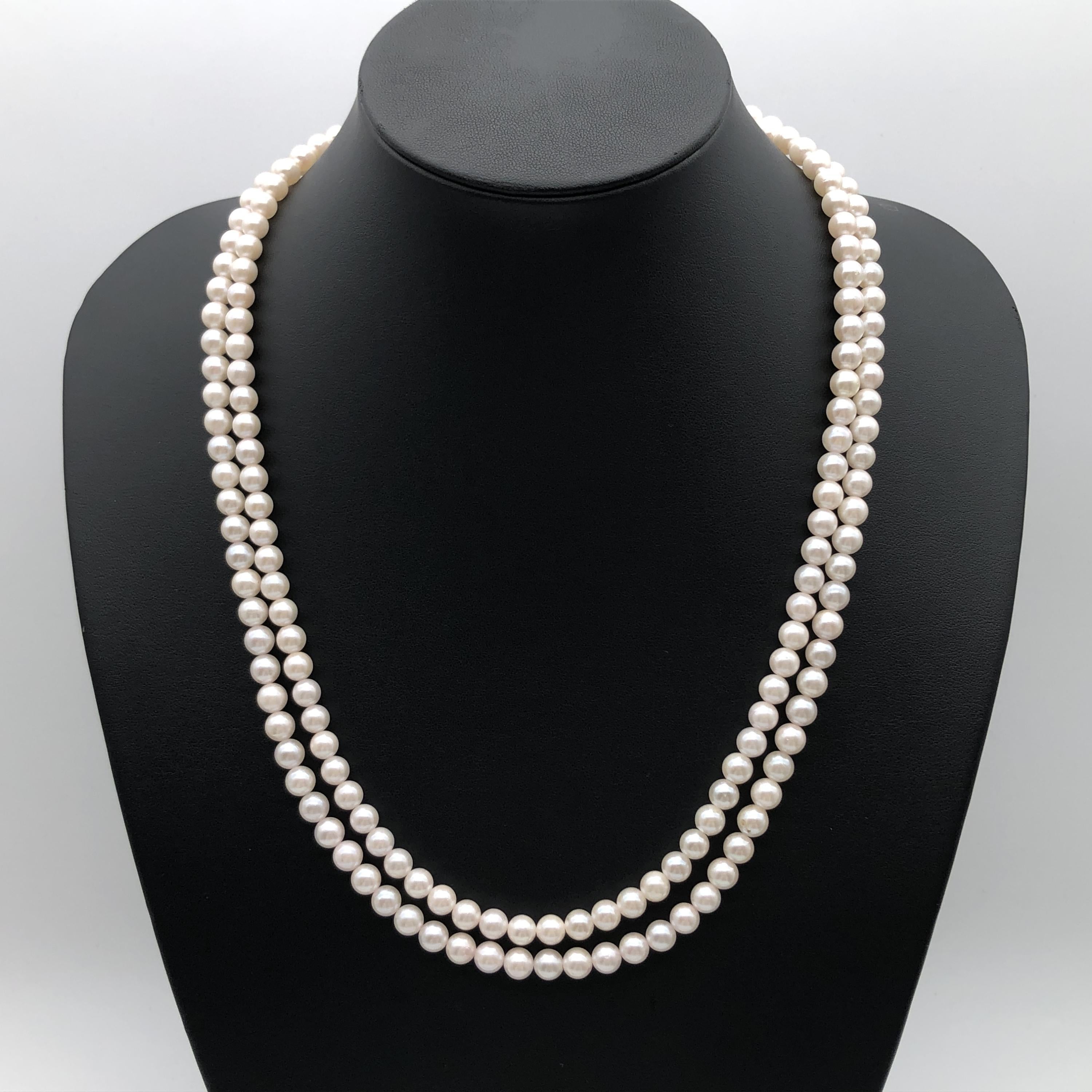 Custom Jewelry Necklace, Pearl, Silver C366327
