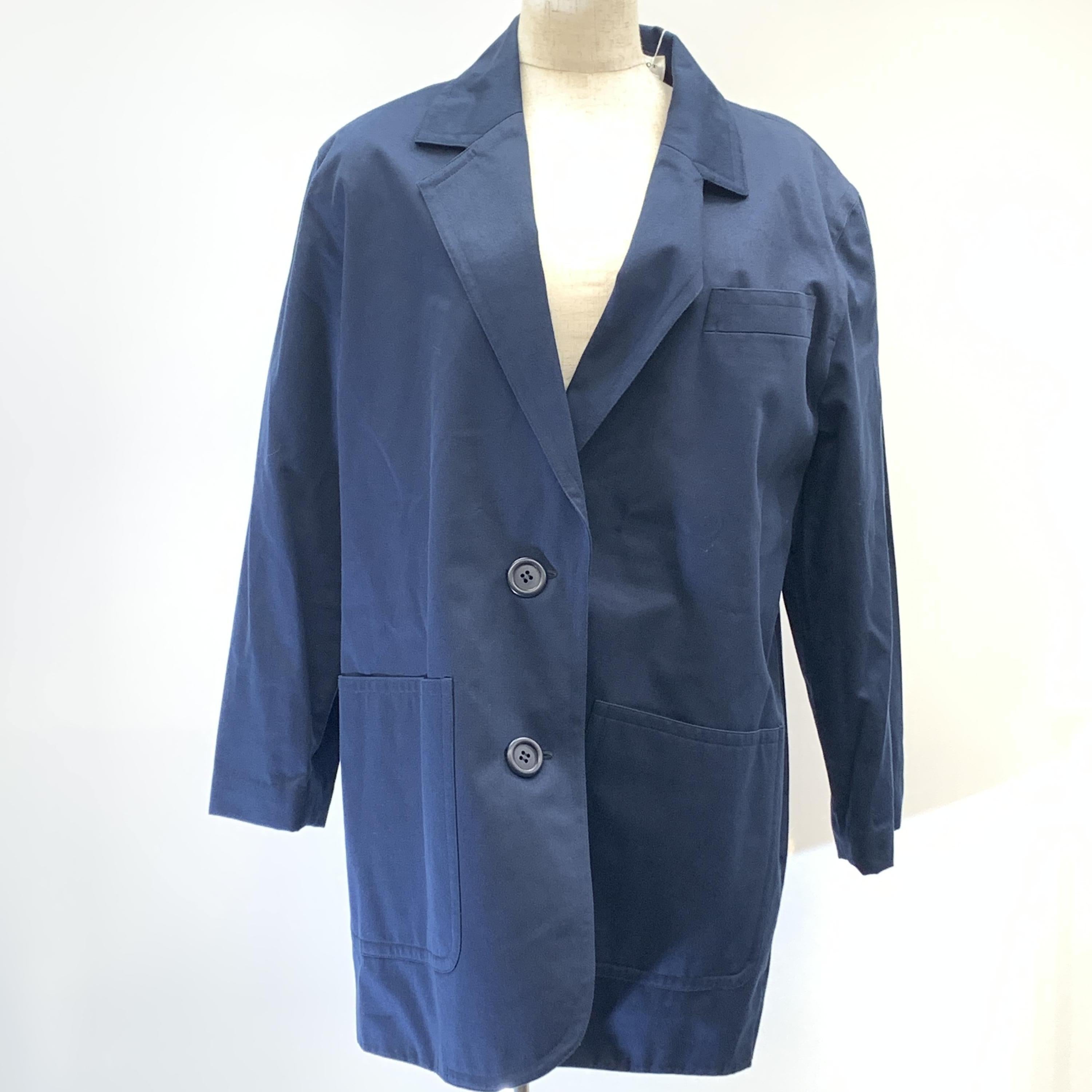 Christian Dior Navy Blue Double-Breasted Jacket C323775