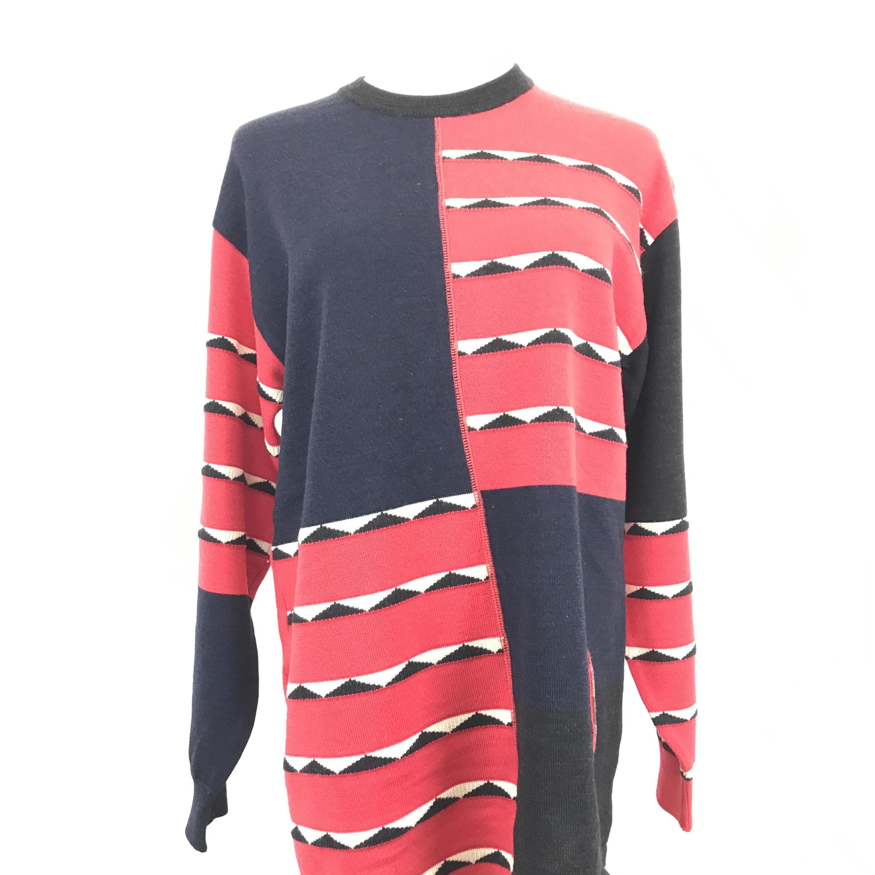 Christian Dior Sports Wool Knit Long Sleeve Sweater C319671