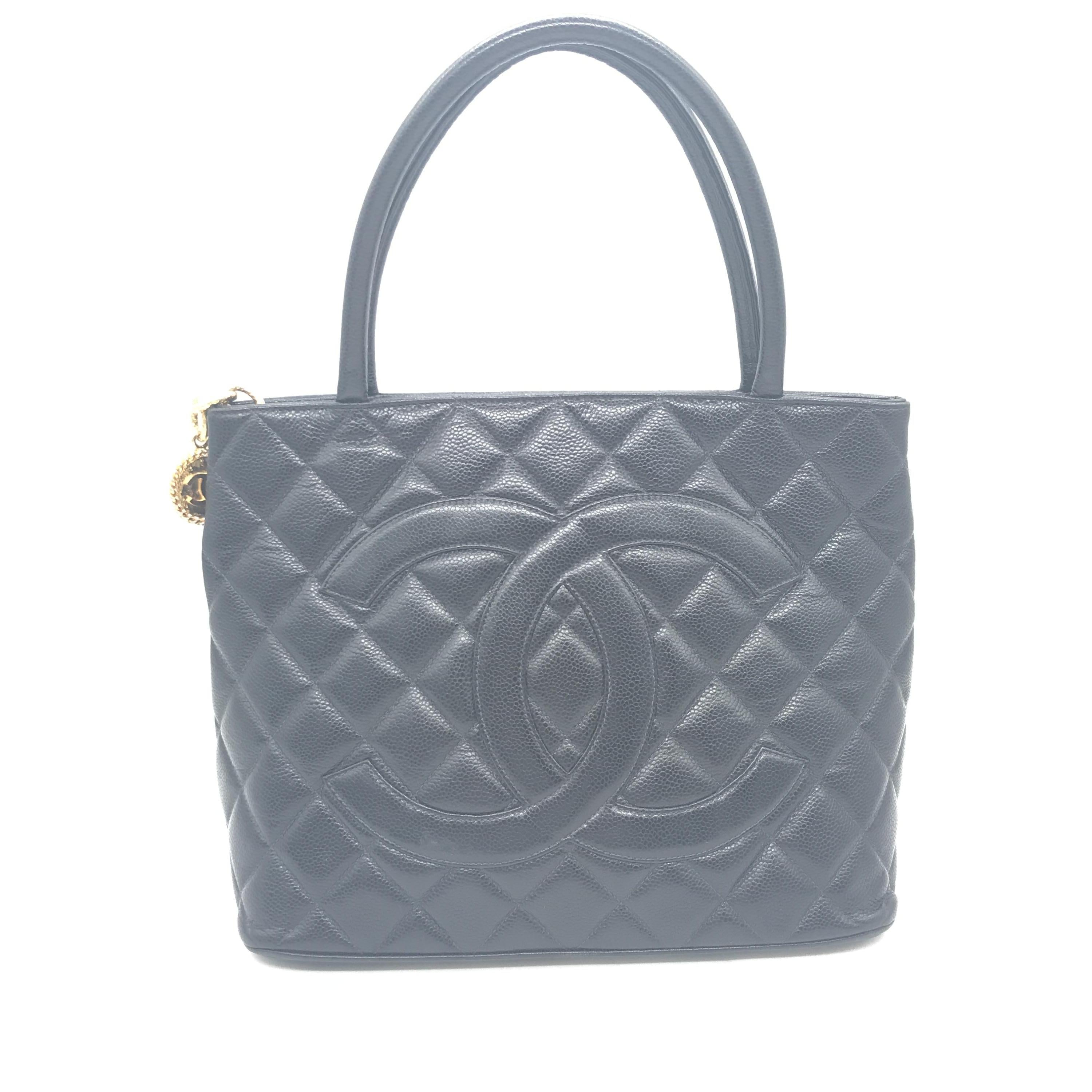 Chanel - Quilted Caviar Leather Tote Bag C331611