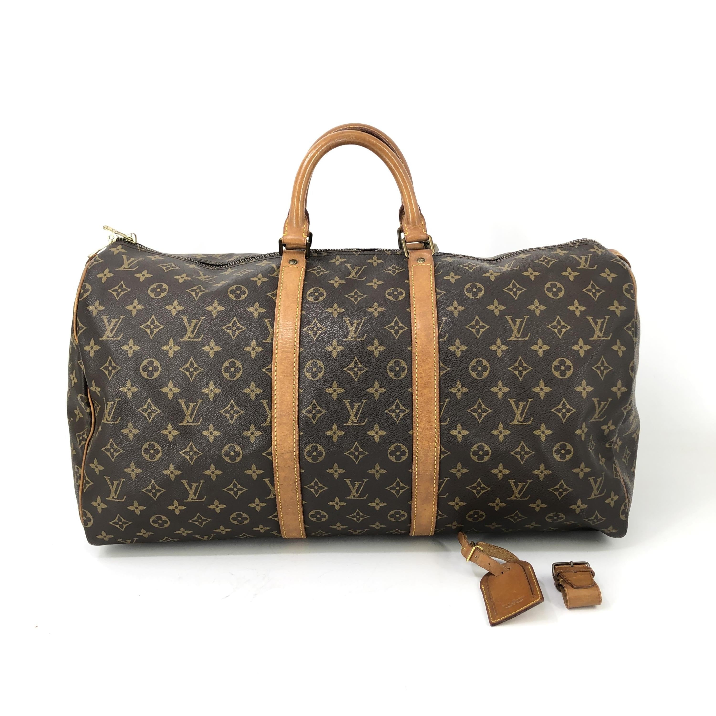 Louis Vuitton Monogram Canvas Keepall 55 C339204