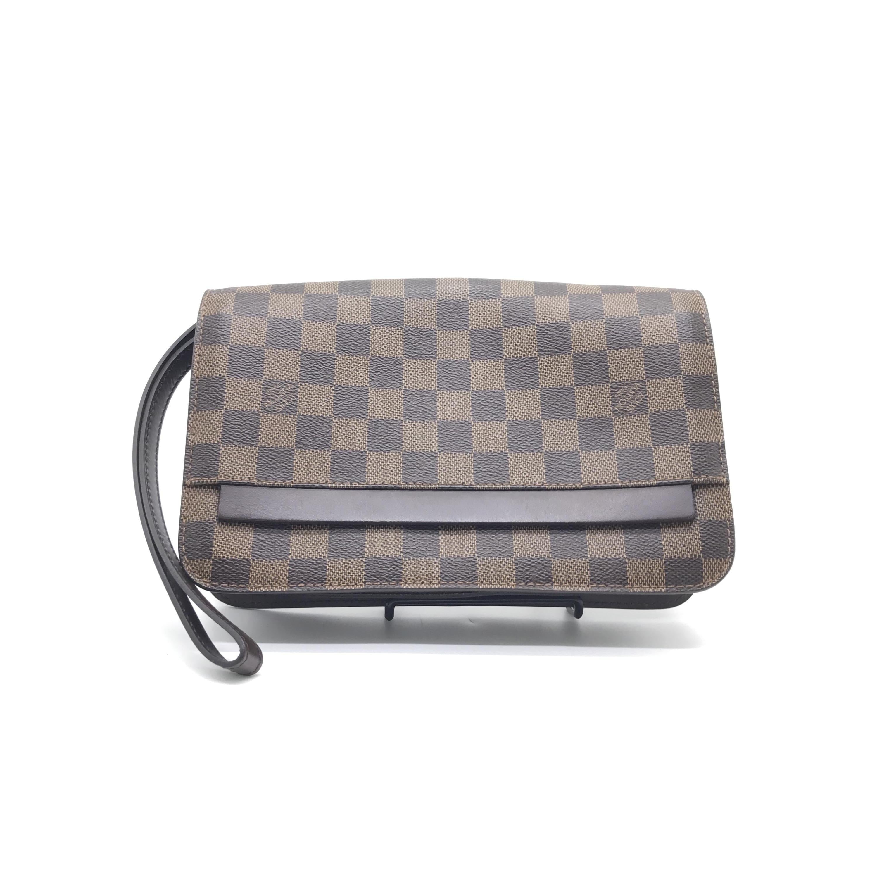 Louis Vuitton Damier Canvas Saint Louis Pochette Clutch Bag C319972