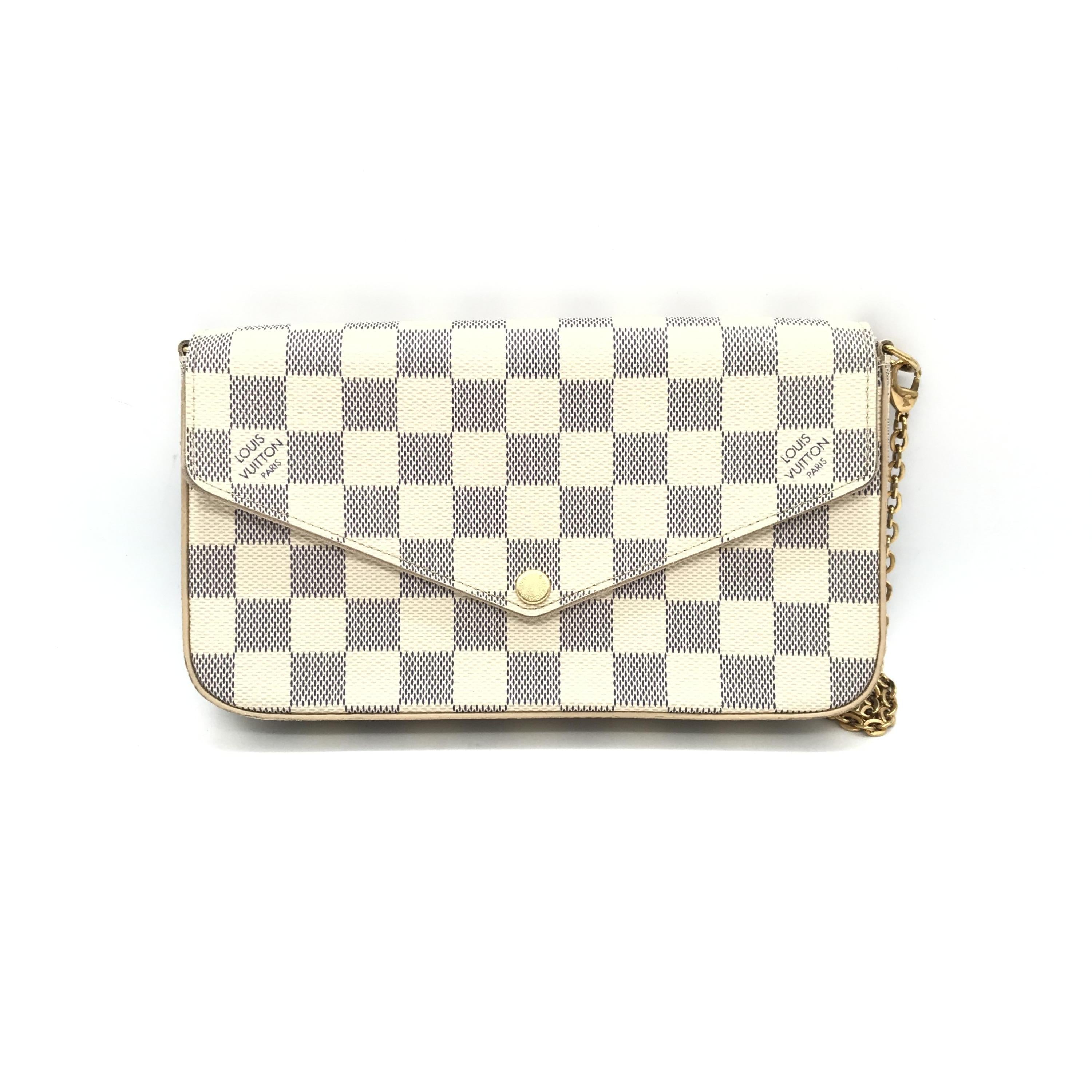 Louis Vuitton Damier Azur Pochette Felicie Shoulder Bag C320180