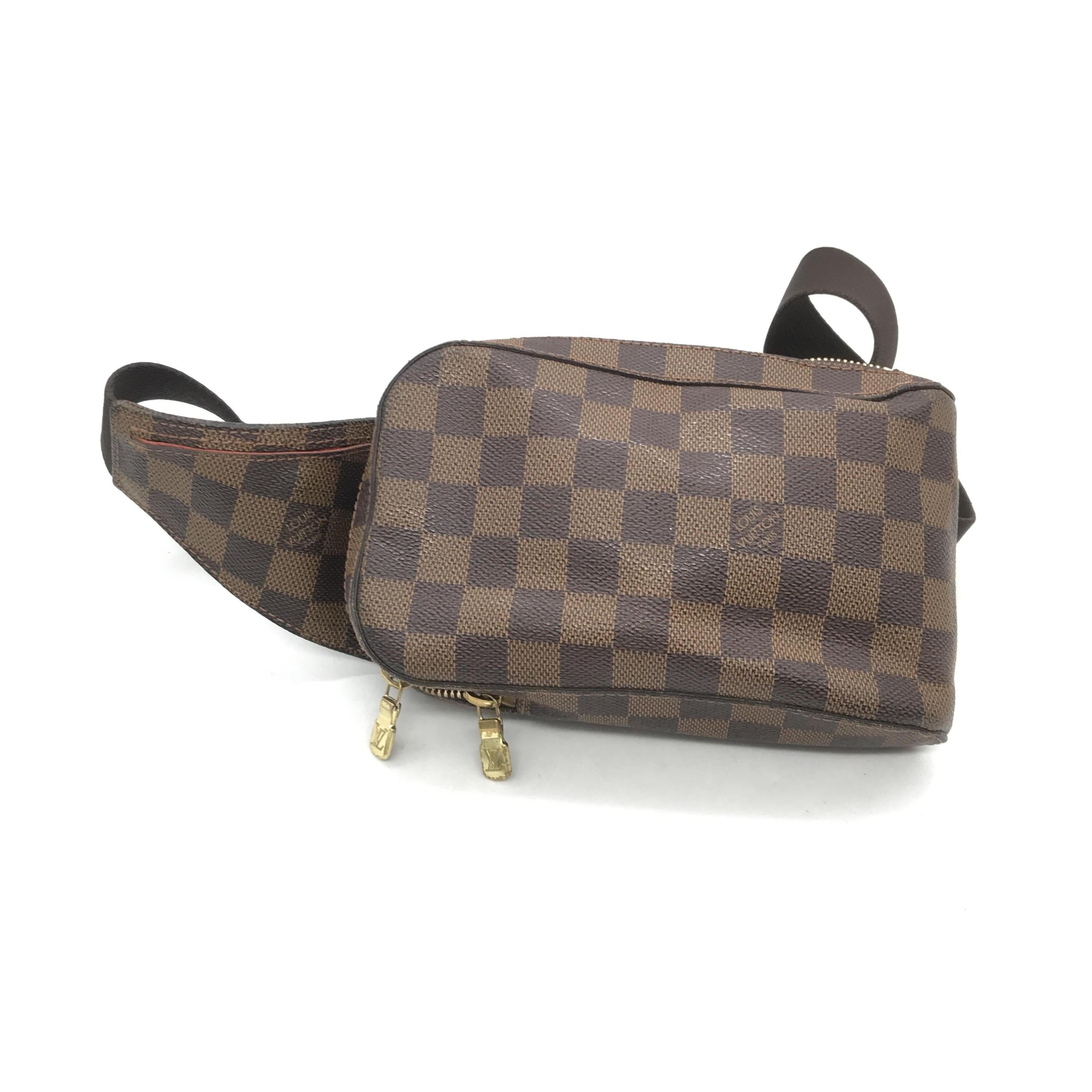 Louis Vuitton Damier Ebene Geronimos Shoulder Bag C331612