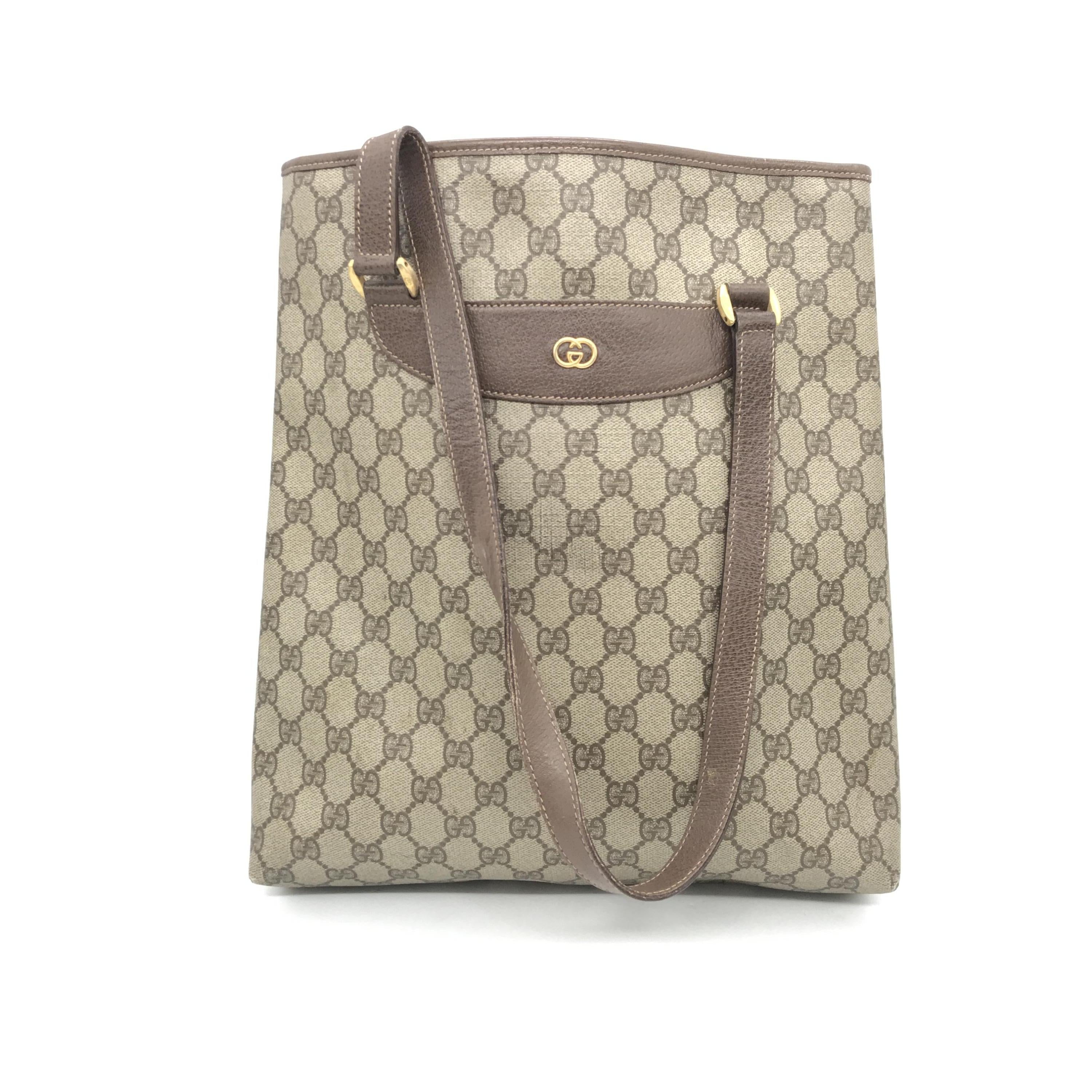 Gucci - Gg Supreme Canvas Shoulder Tote Bag C331605