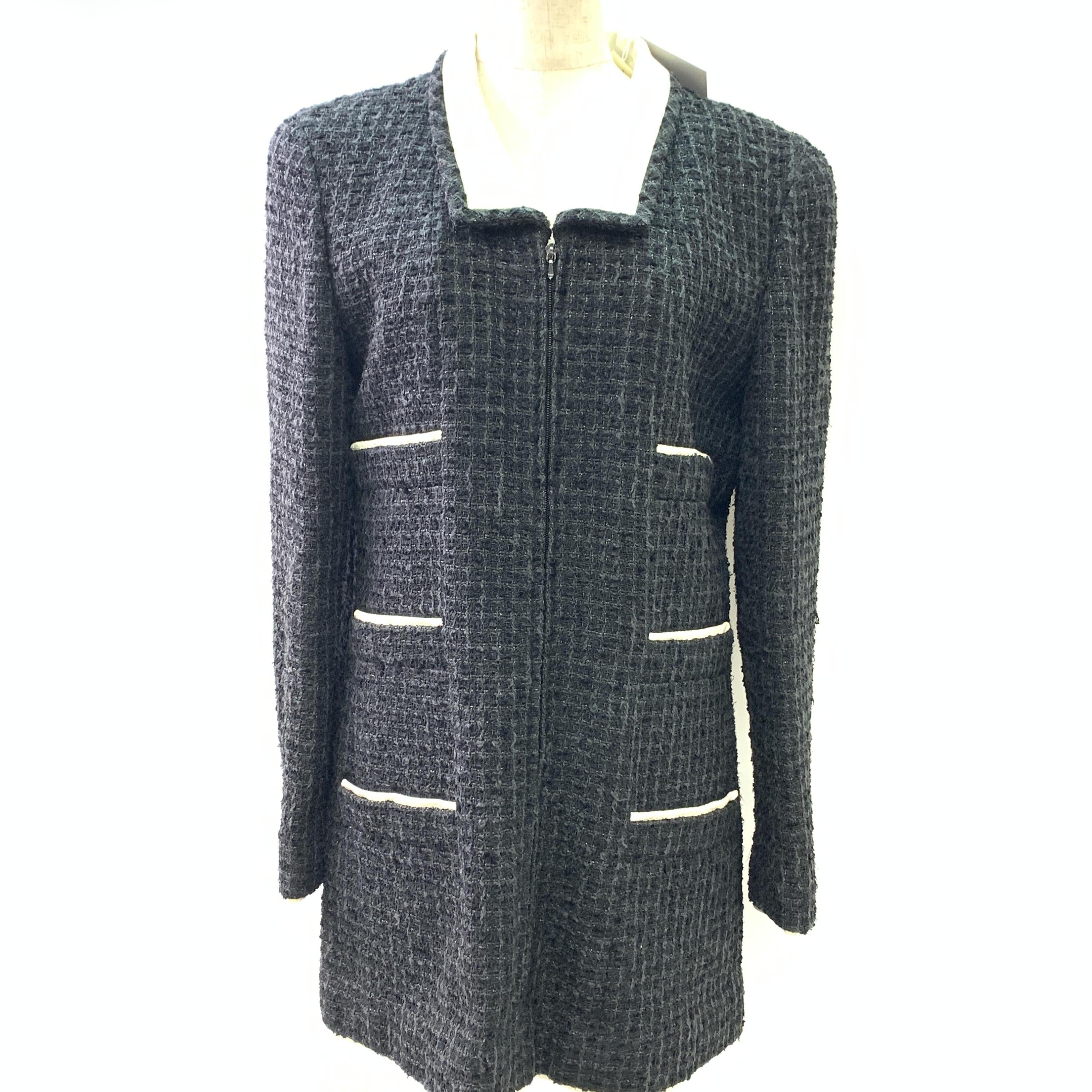 Chanel Black And White Long Jacket C326771