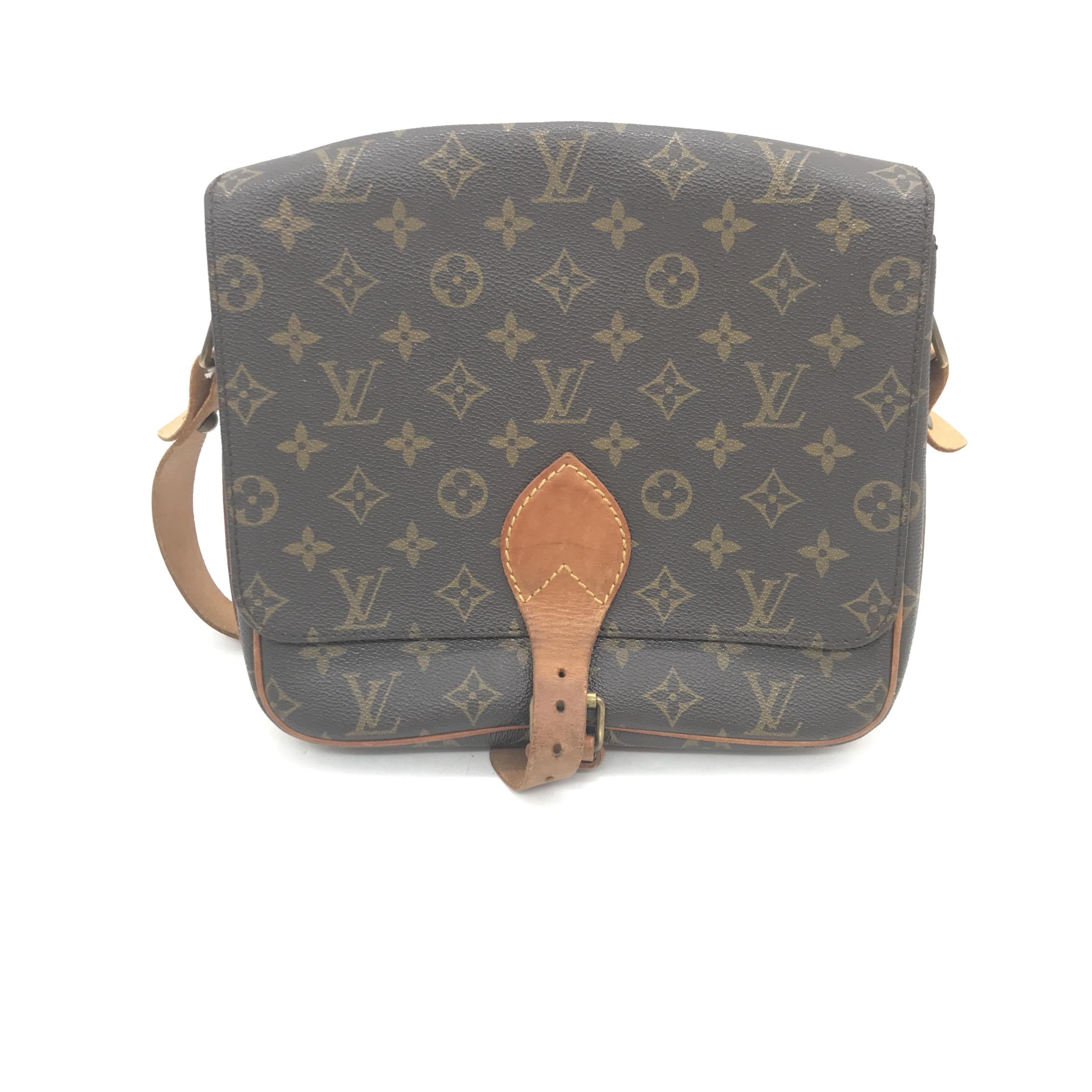 Louis Vuitton Monogram Canvas Cartouchiere Shoulder Bag C330938