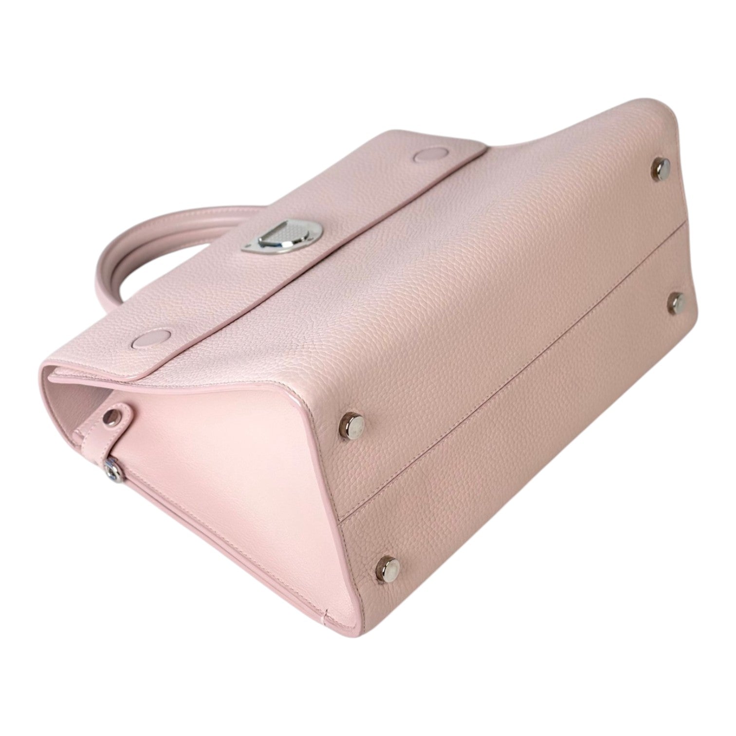 Dior Pink Diorever Top Handle Bag with Strap