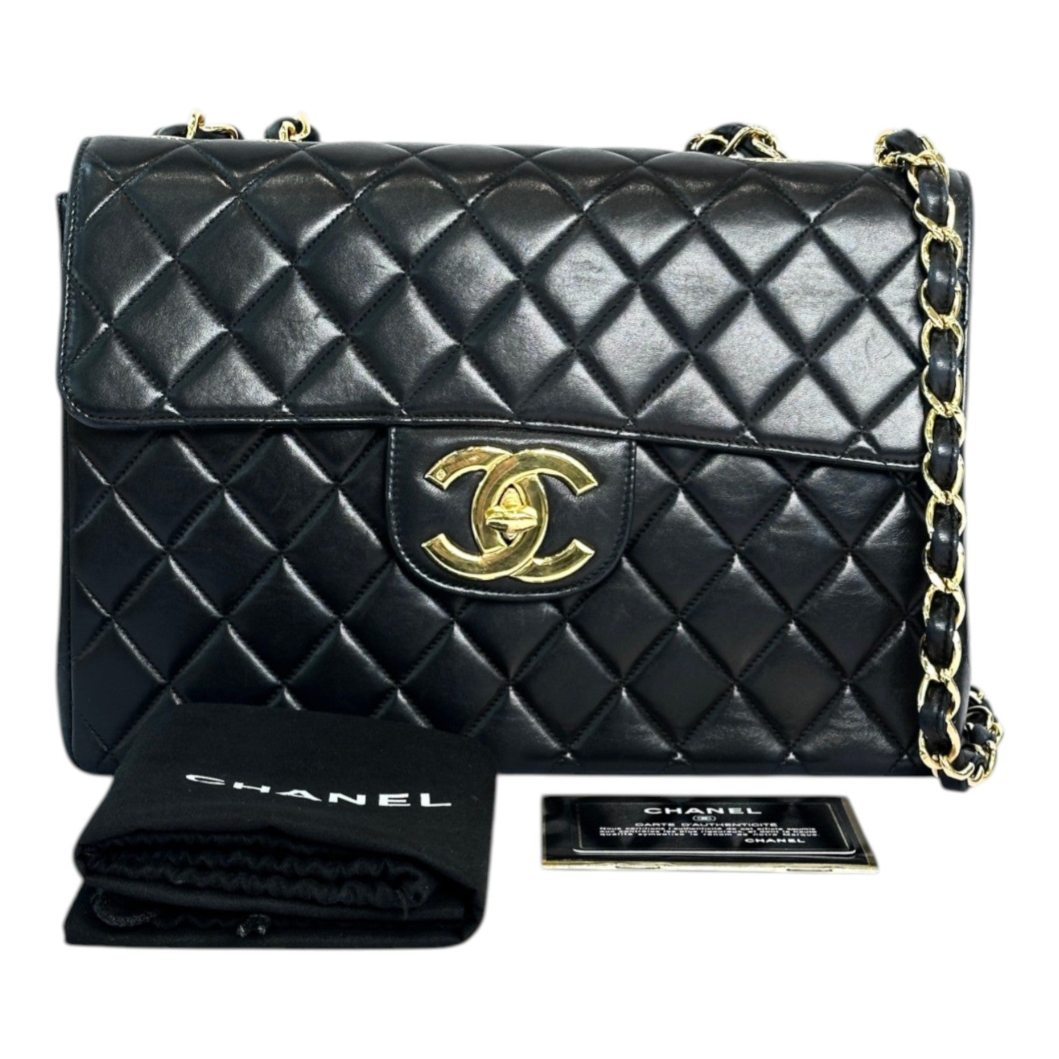 Chanel Vintage Classic Flap Jumbo Bag