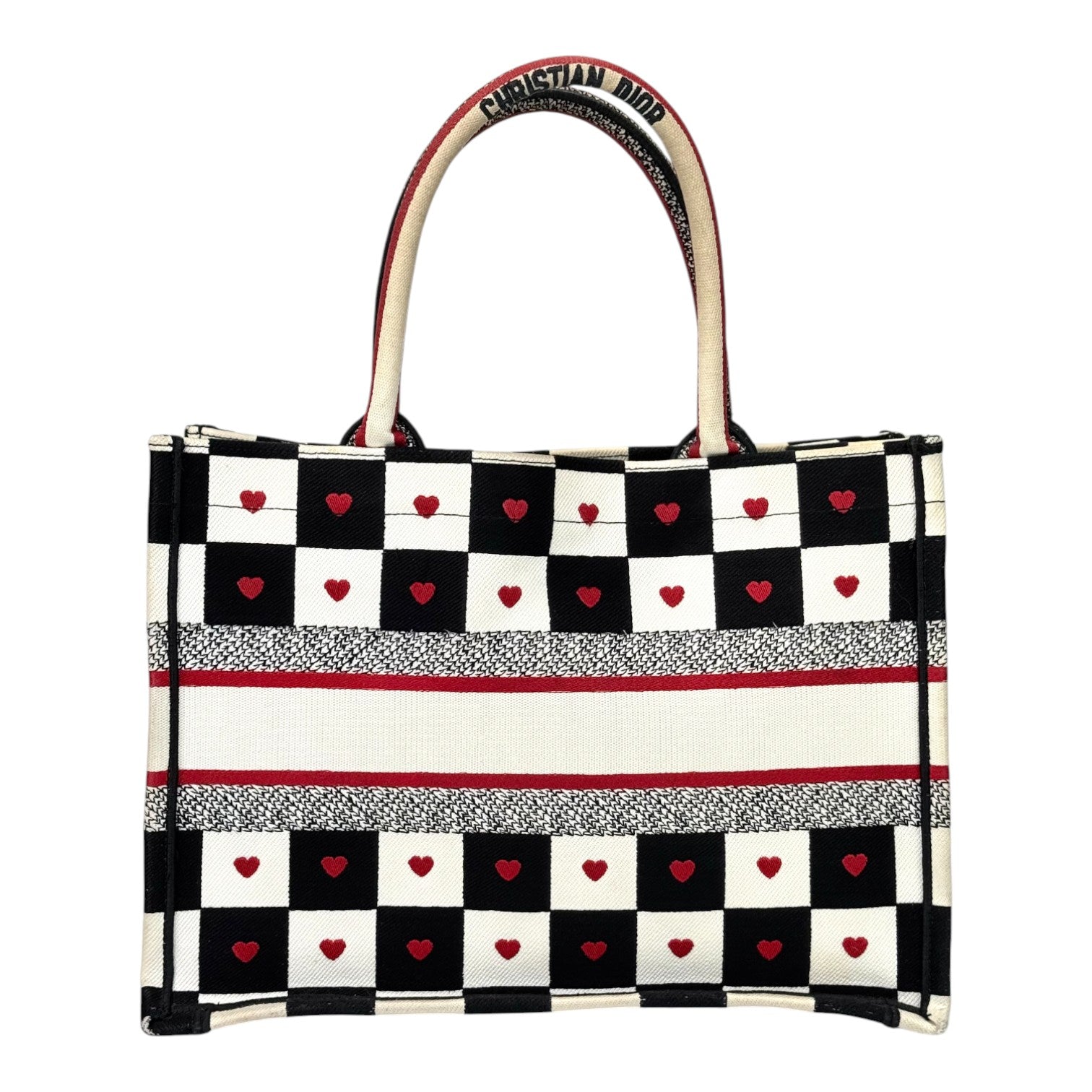 Dior Book Tote MM Love Heart Bag