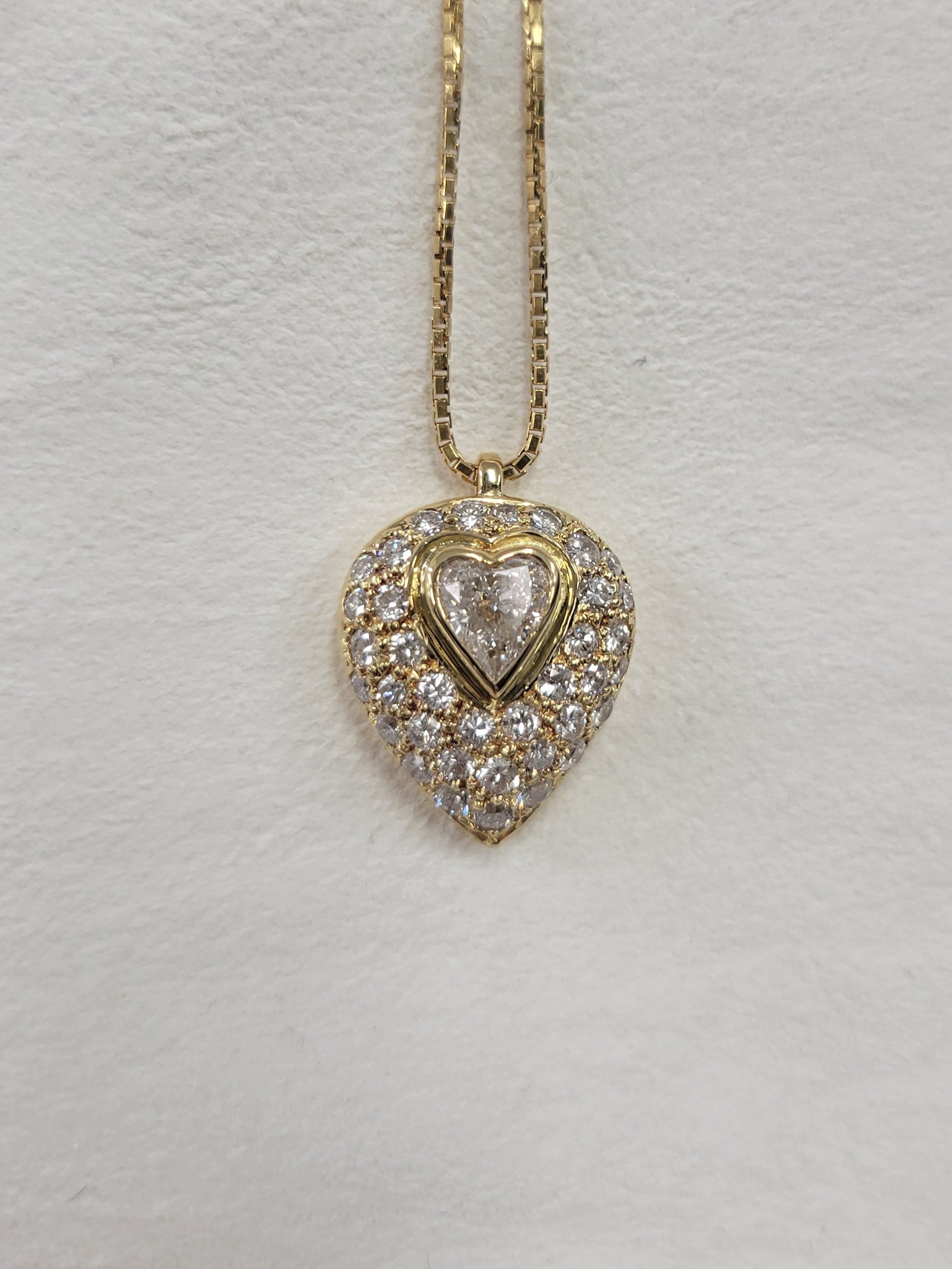 Diamond Necklace in 18K (XX3195-2) JJC1456