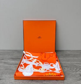 HERMES "Magnificent Reins" 90-square scarf 3032601081187