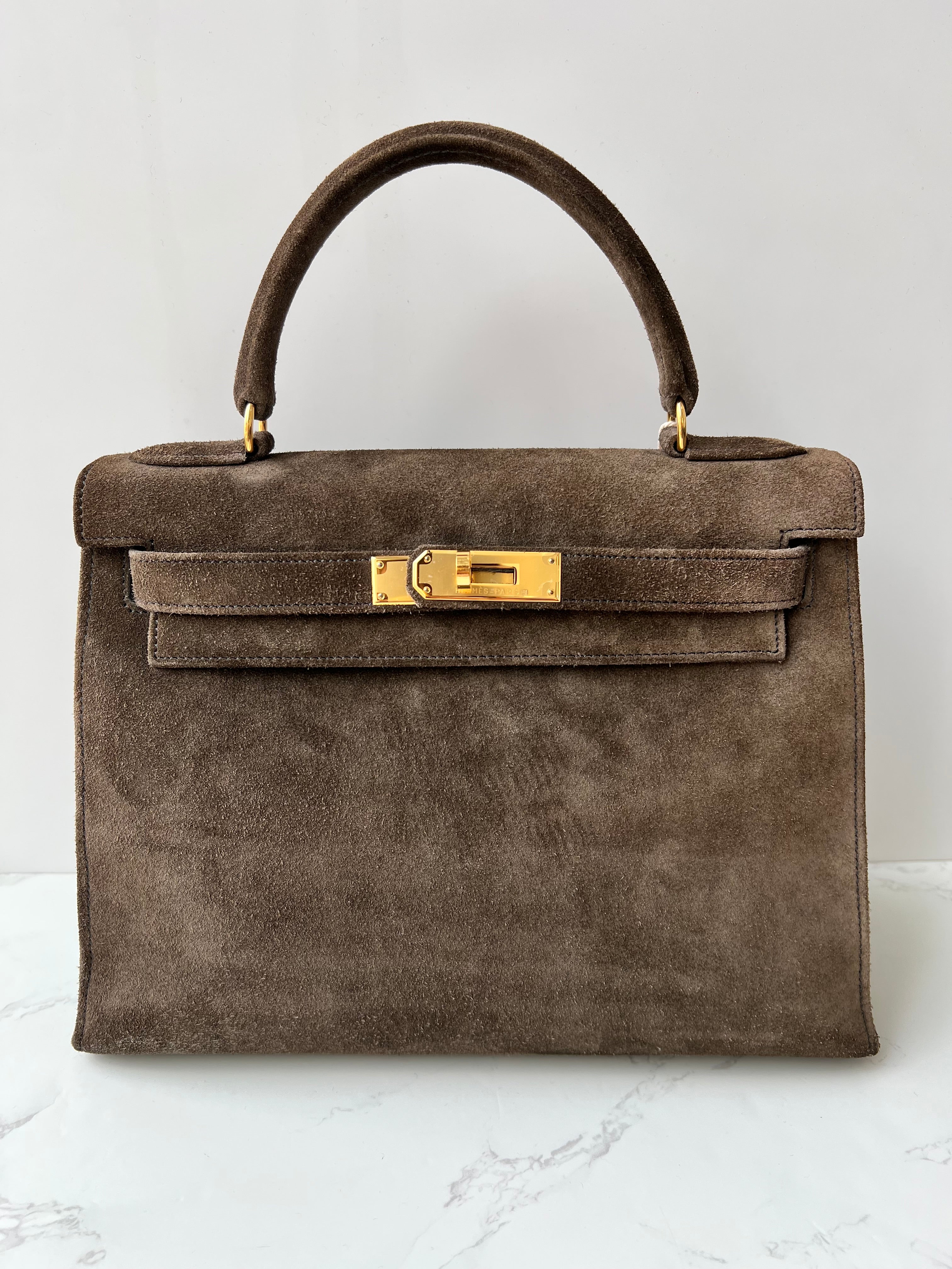 Hermes Kelly 28 Doblis Noisette GHW #Z 1996 SYCE20120