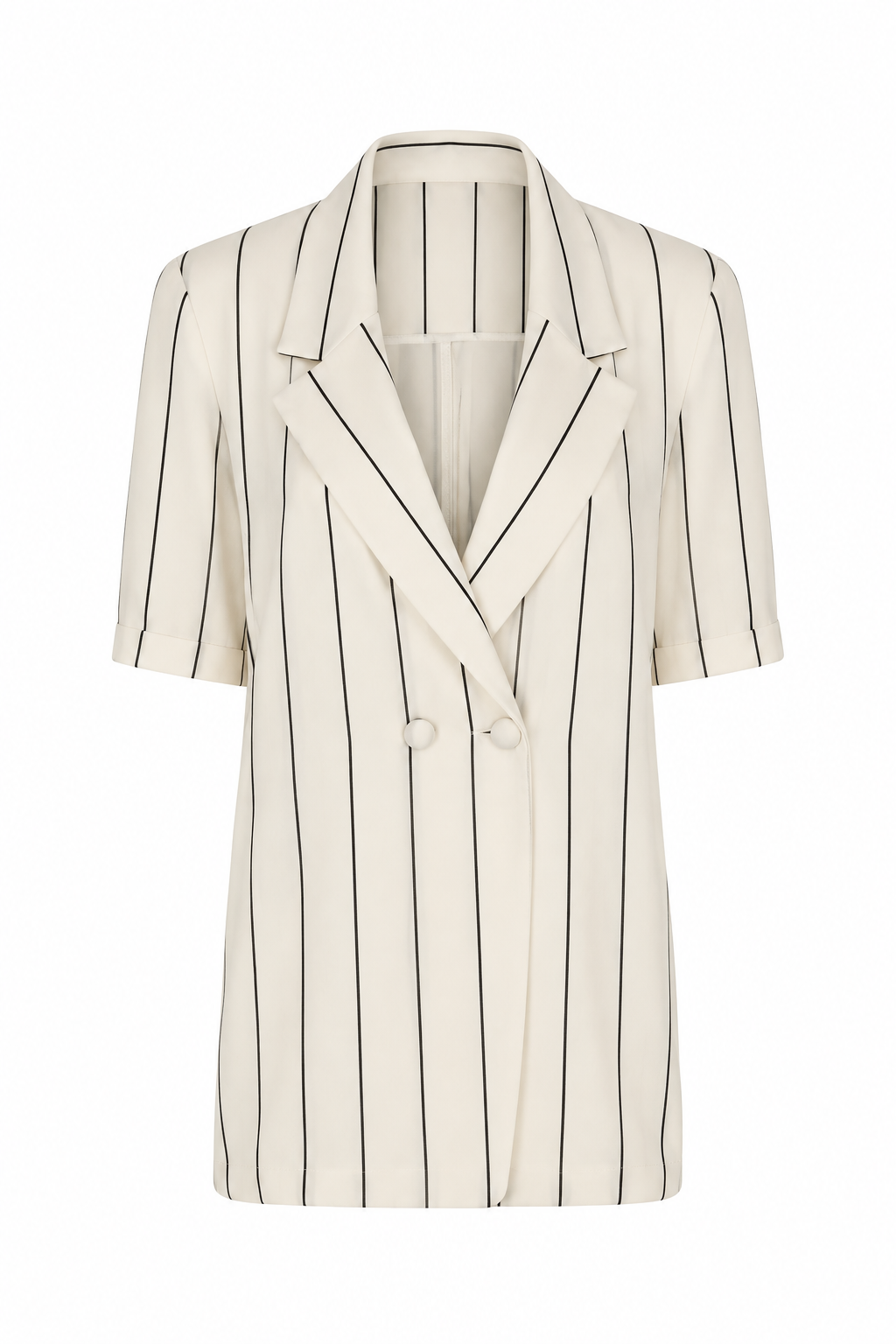 GRACE'S LOOK. PINSTRIPES OFF WHITE BLACK SET MCL13286