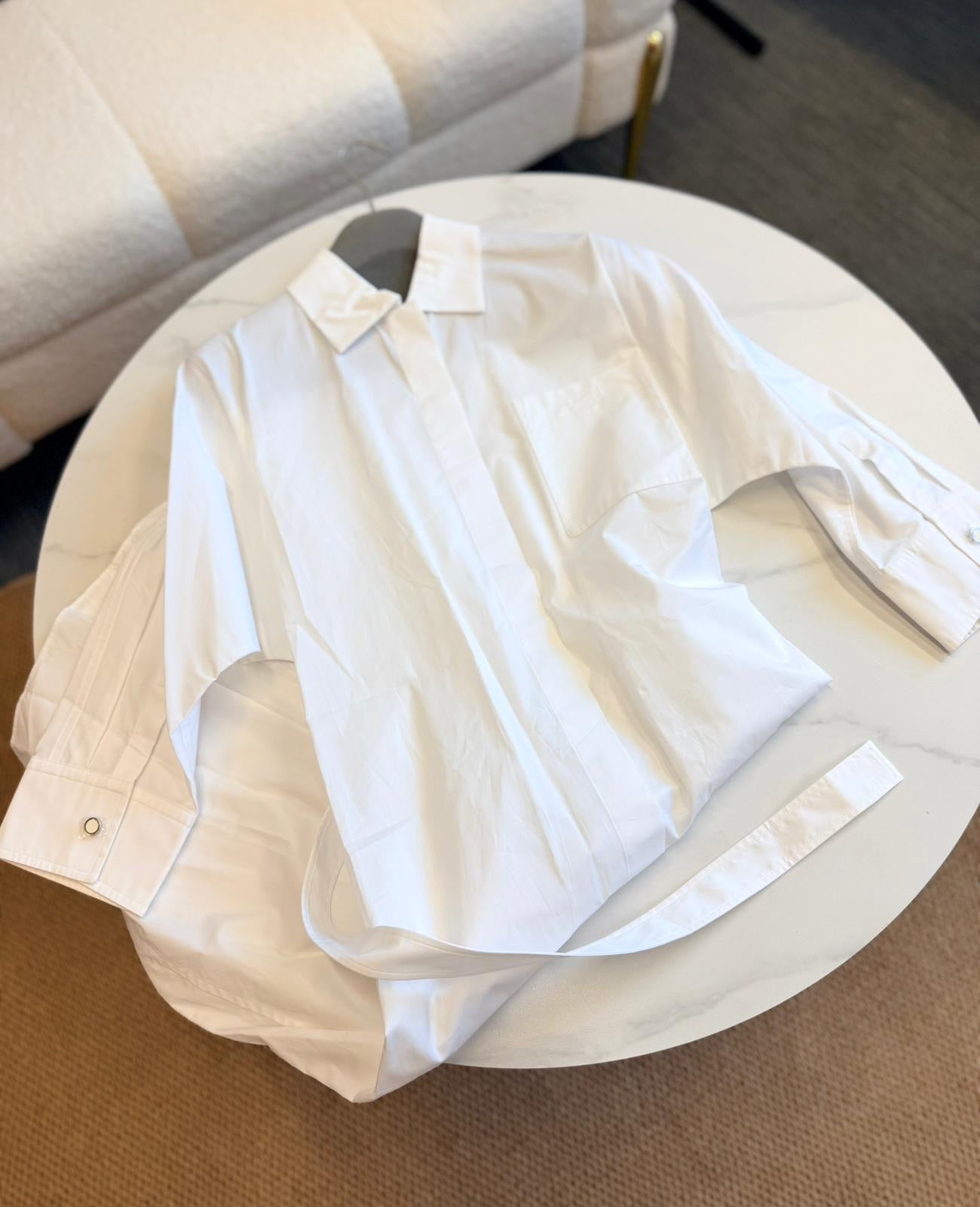 Hermès Shirt Dress - White